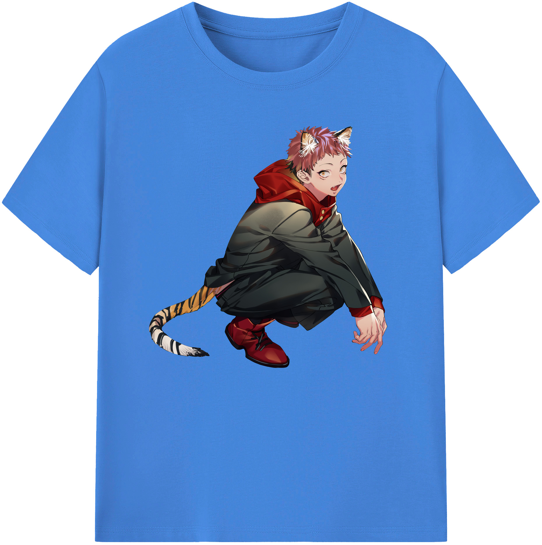 （画像用） 呪術廻戦 Jujutsu Kaisen 綿100％ メンズ半袖Tシャツ｜肌触りやわらか＆通気性