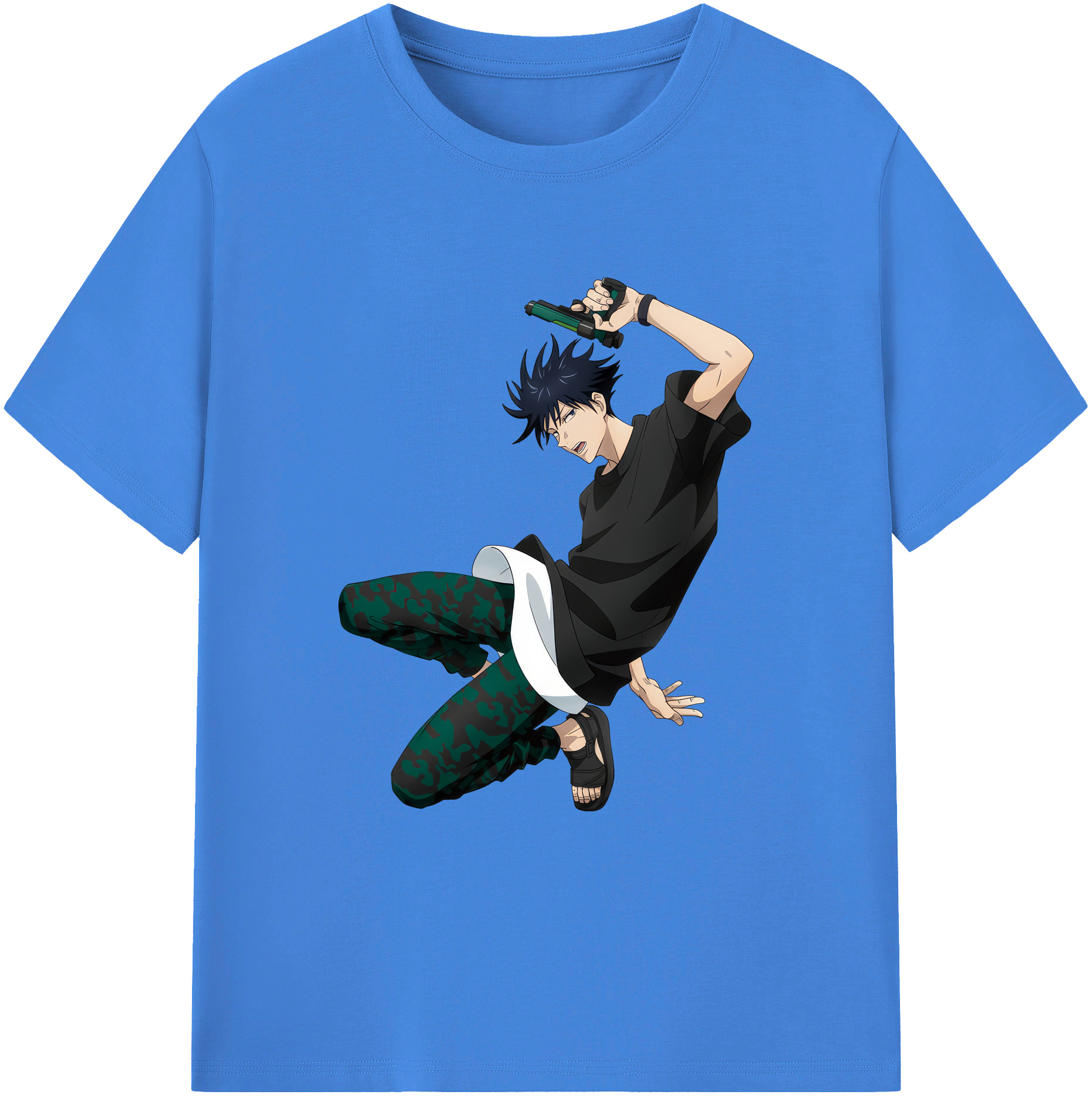 （画像用） 呪術廻戦 Jujutsu Kaisen 綿100％ メンズ半袖Tシャツ｜肌触りやわらか＆通気性