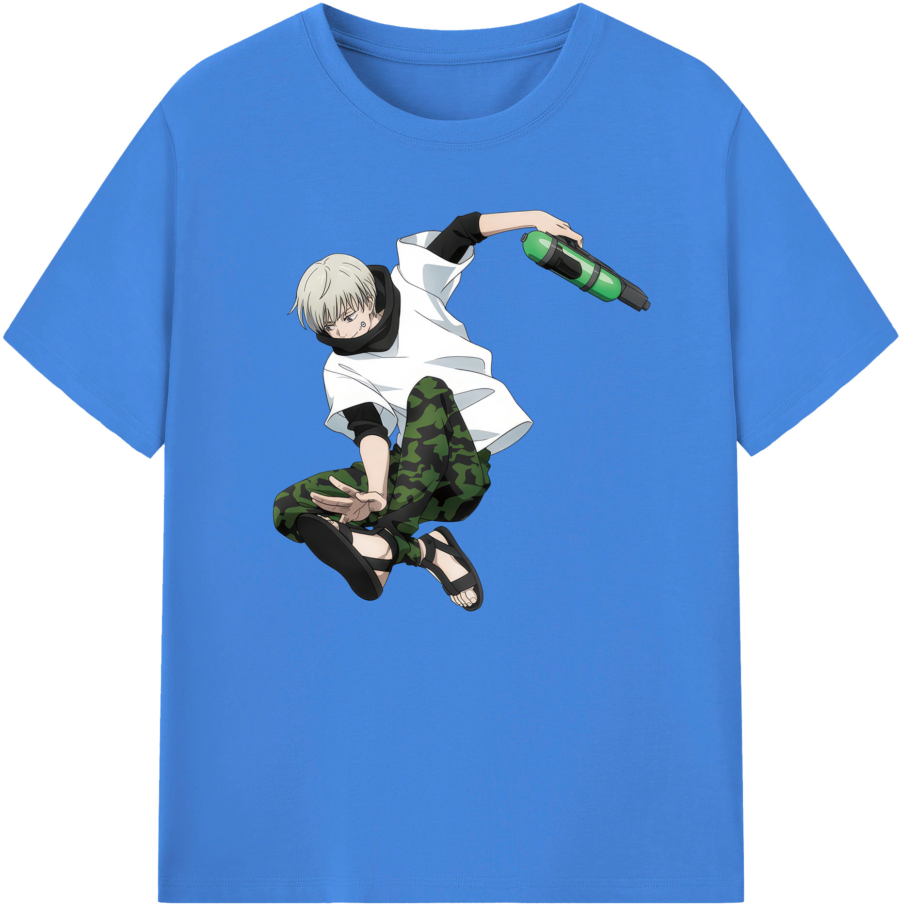 （画像用） 呪術廻戦 Jujutsu Kaisen 綿100％ メンズ半袖Tシャツ｜肌触りやわらか＆通気性