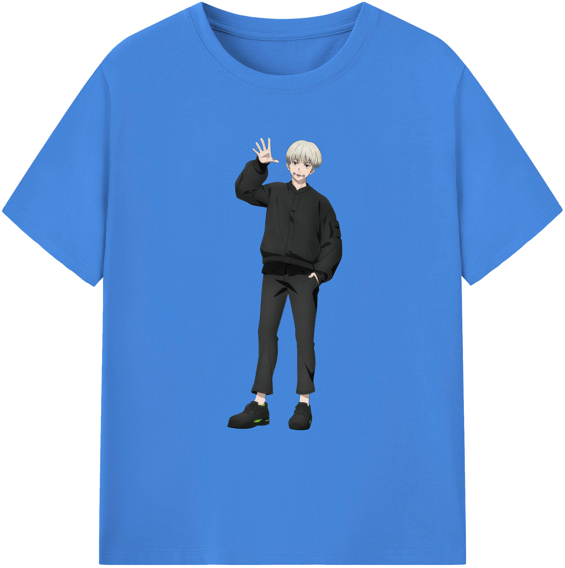 （画像用） 呪術廻戦 Jujutsu Kaisen 綿100％ メンズ半袖Tシャツ｜肌触りやわらか＆通気性