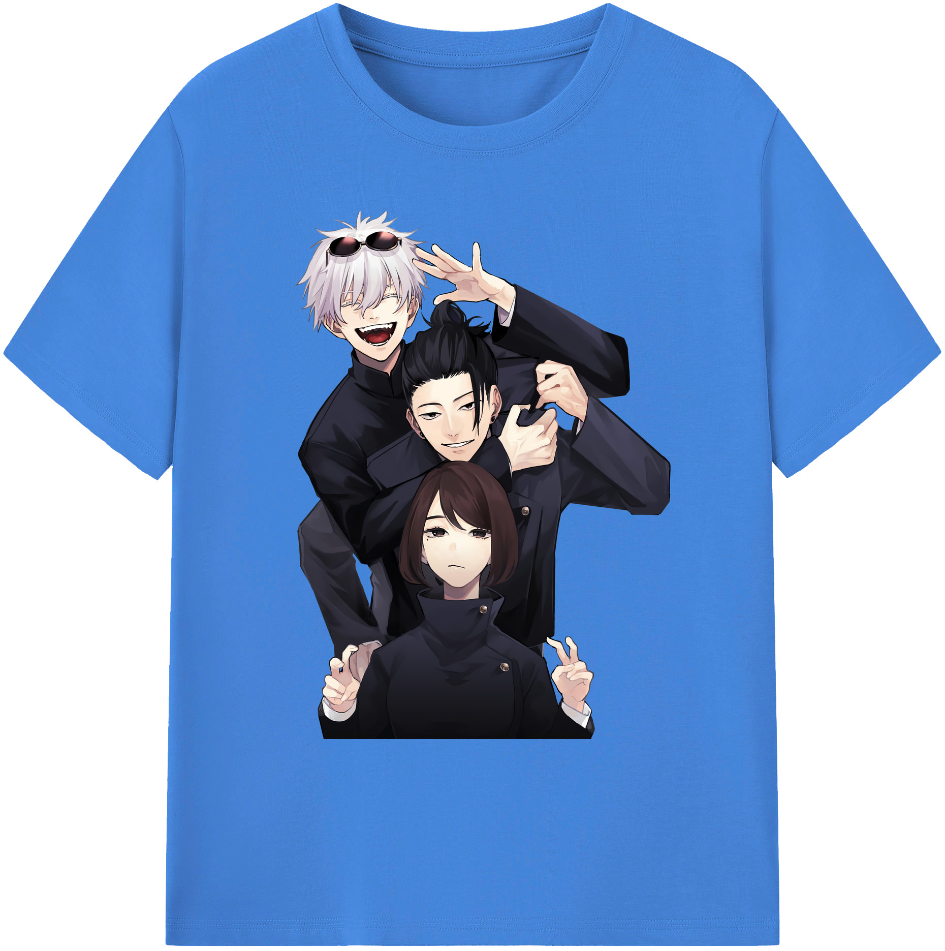 （画像用） 呪術廻戦 Jujutsu Kaisen 綿100％ メンズ半袖Tシャツ｜肌触りやわらか＆通気性