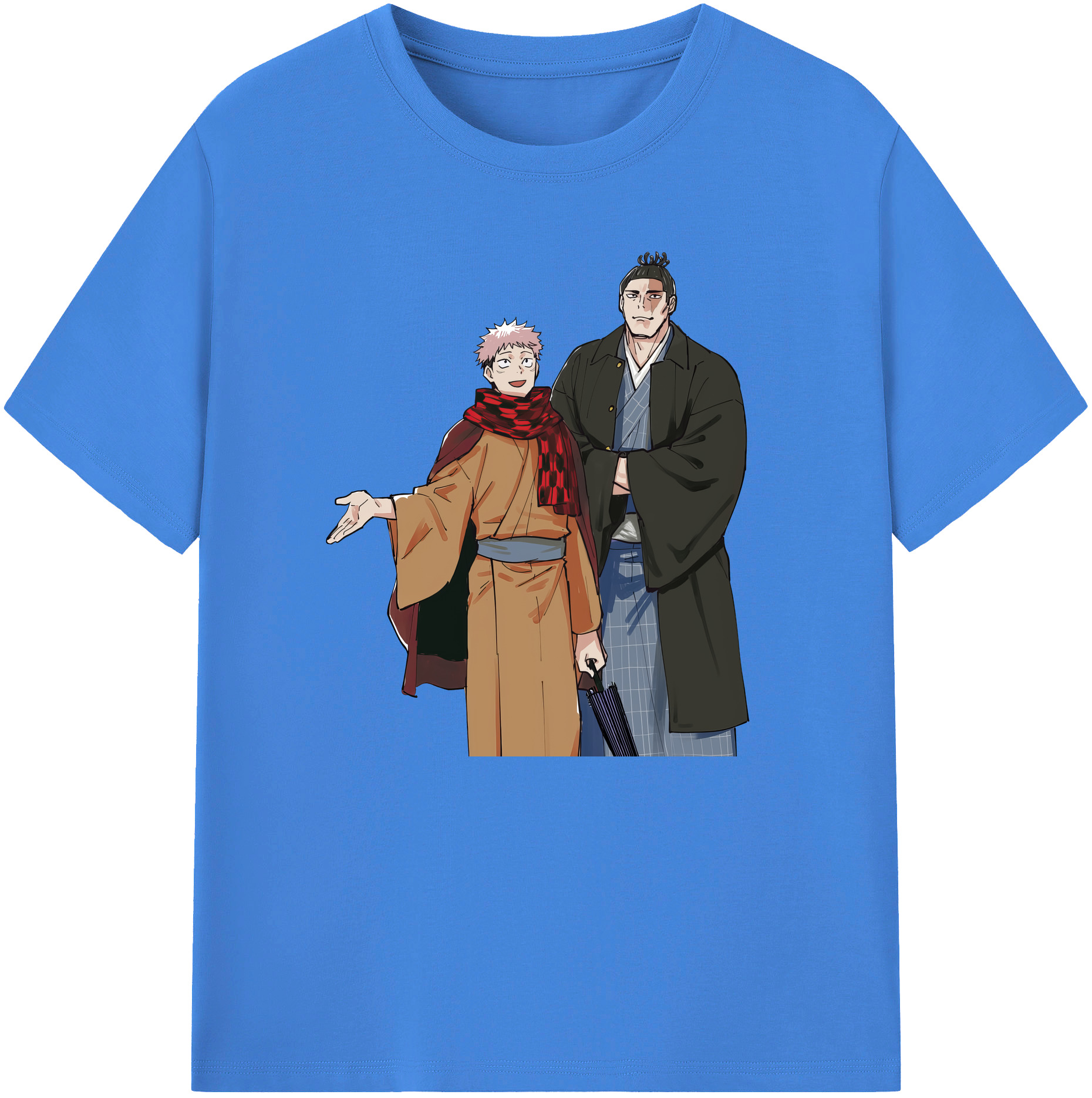 （画像用） 呪術廻戦 Jujutsu Kaisen 綿100％ メンズ半袖Tシャツ｜肌触りやわらか＆通気性