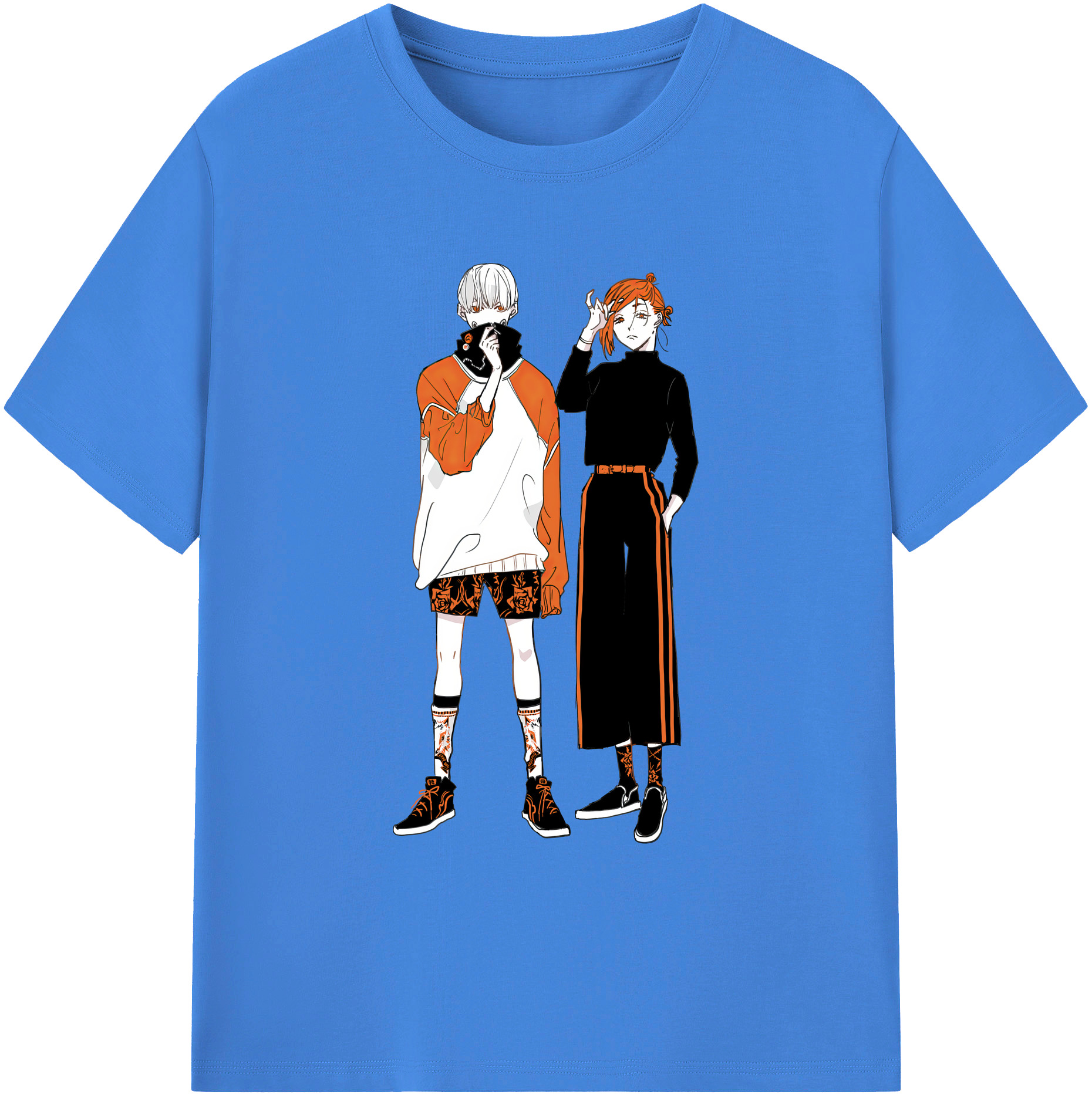 （画像用） 呪術廻戦 Jujutsu Kaisen 綿100％ メンズ半袖Tシャツ｜肌触りやわらか＆通気性