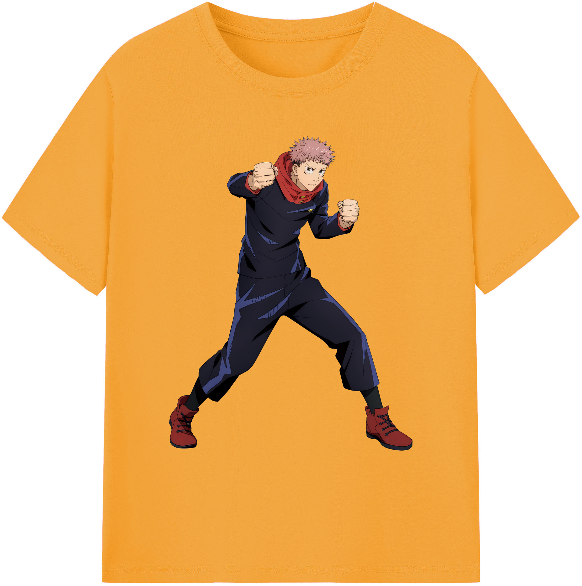 （画像用） 呪術廻戦 Jujutsu Kaisen 綿100％ メンズ半袖Tシャツ｜肌触りやわらか＆通気性