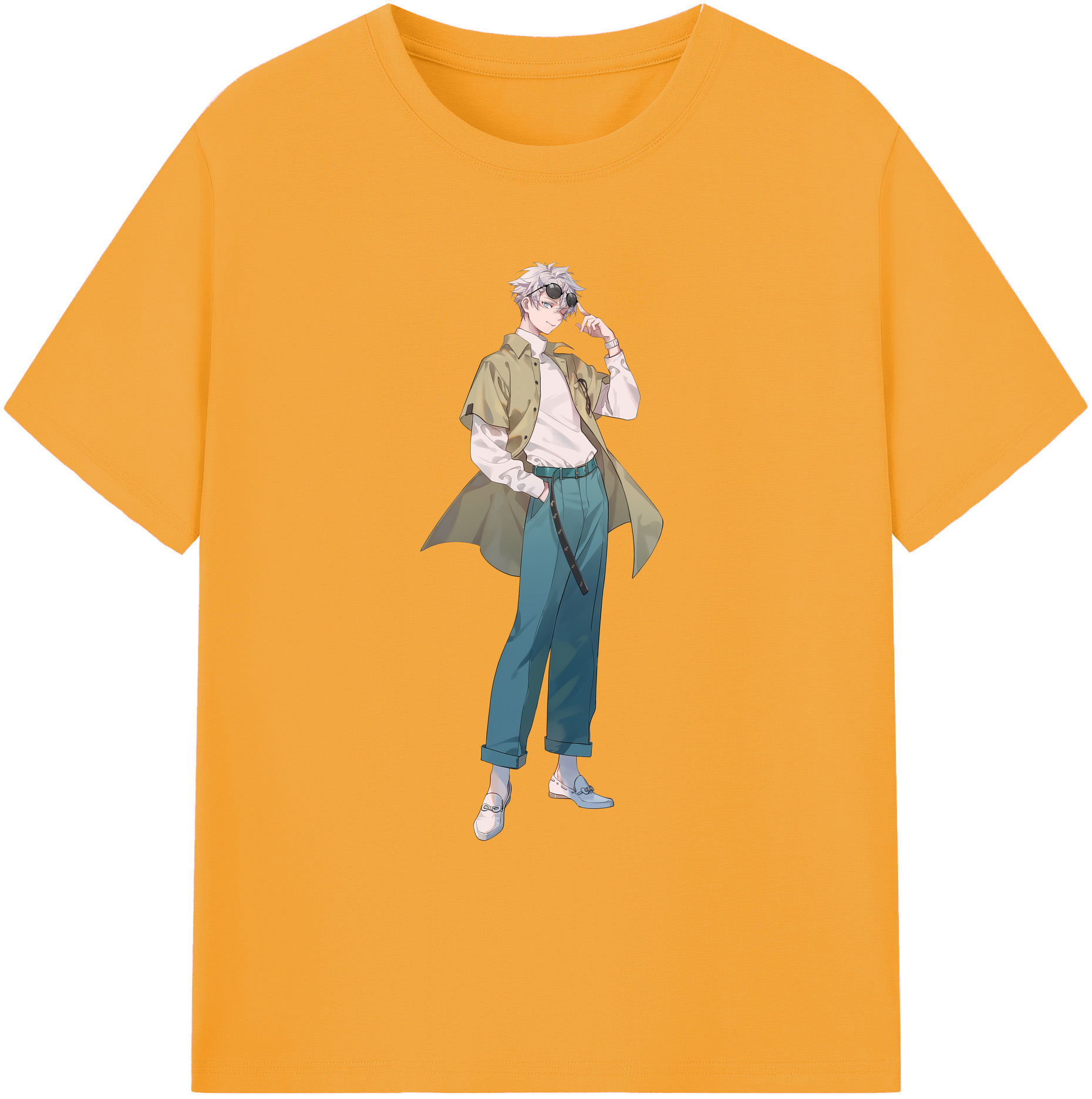 （画像用） 呪術廻戦 Jujutsu Kaisen 綿100％ メンズ半袖Tシャツ｜肌触りやわらか＆通気性