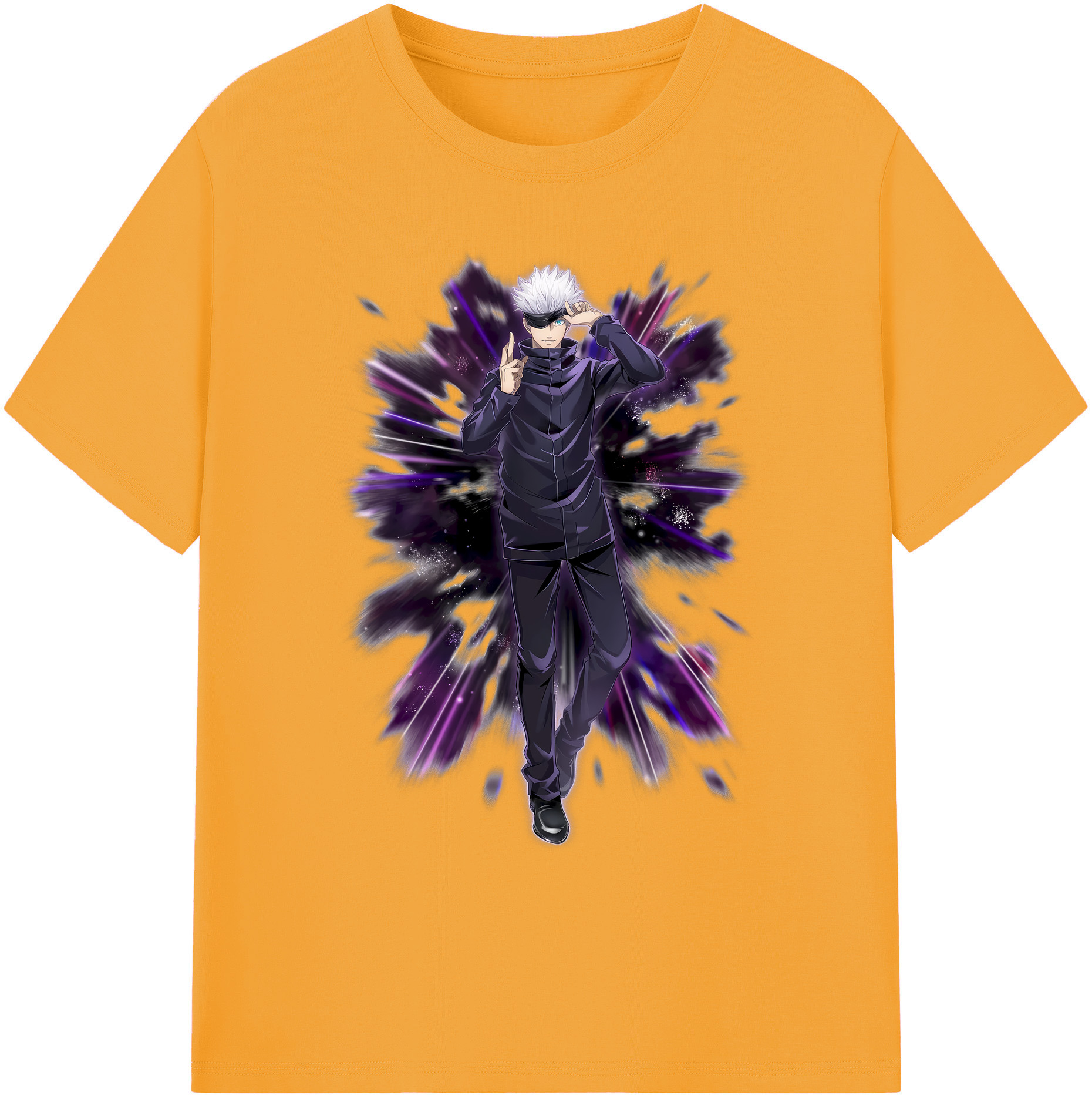 （画像用） 呪術廻戦 Jujutsu Kaisen 綿100％ メンズ半袖Tシャツ｜肌触りやわらか＆通気性