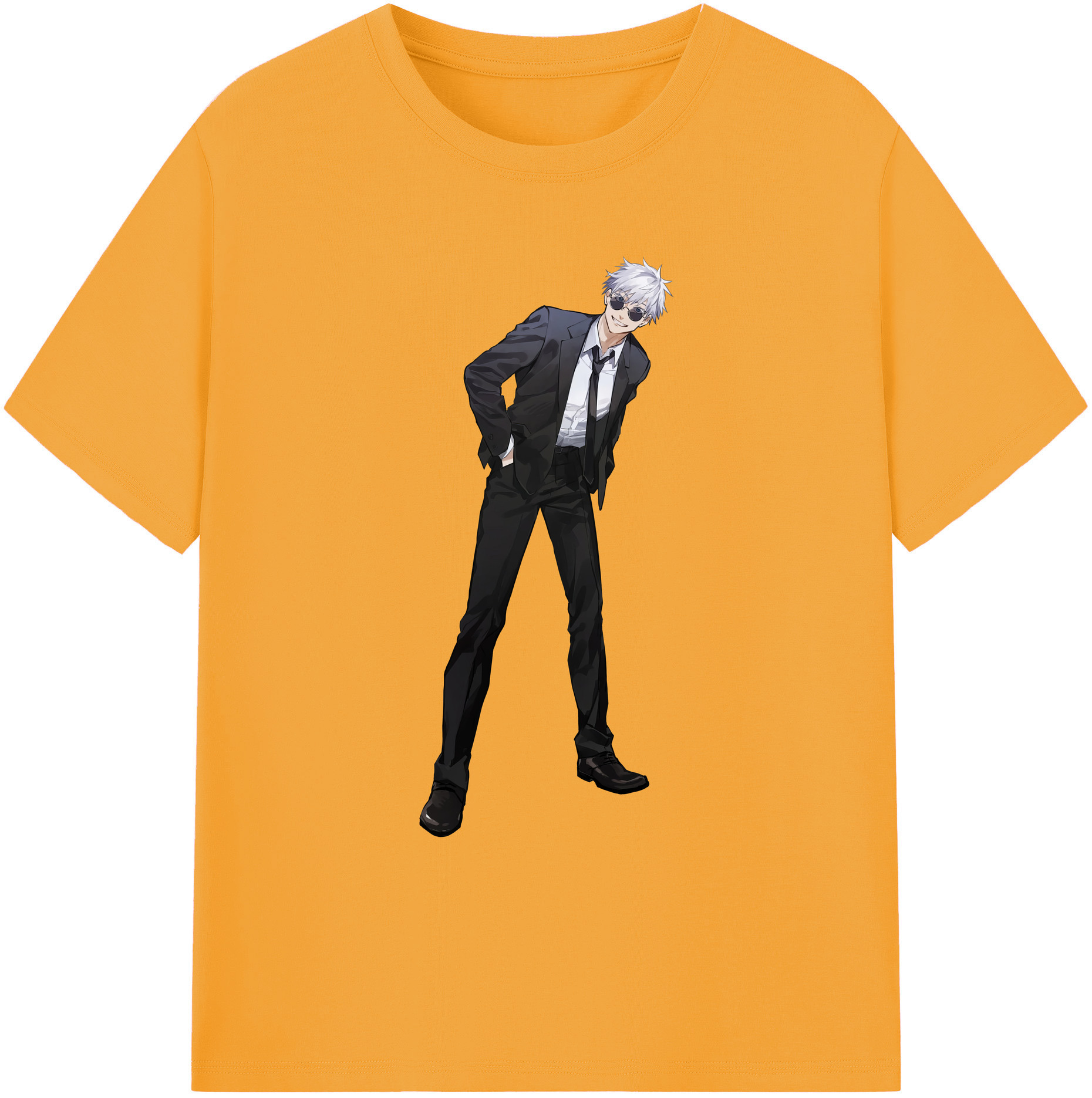 （画像用） 呪術廻戦 Jujutsu Kaisen 綿100％ メンズ半袖Tシャツ｜肌触りやわらか＆通気性