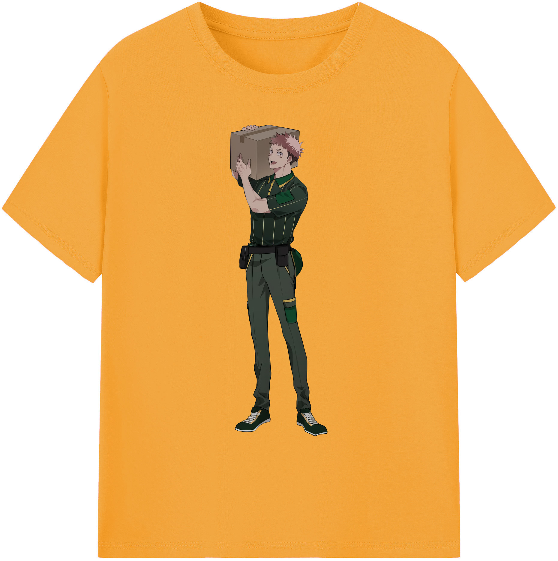 （画像用） 呪術廻戦 Jujutsu Kaisen 綿100％ メンズ半袖Tシャツ｜肌触りやわらか＆通気性