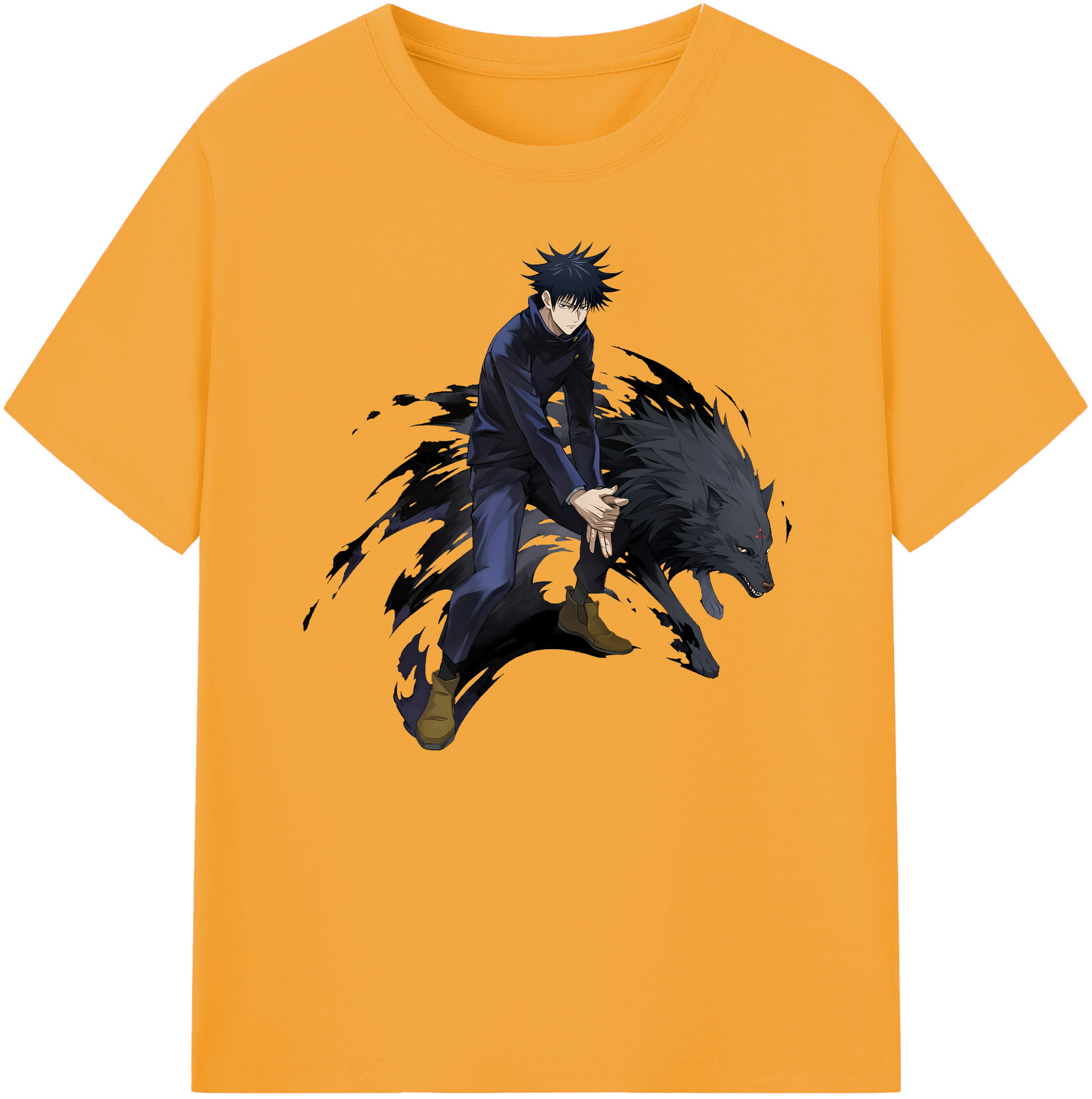 （画像用） 呪術廻戦 Jujutsu Kaisen 綿100％ メンズ半袖Tシャツ｜肌触りやわらか＆通気性