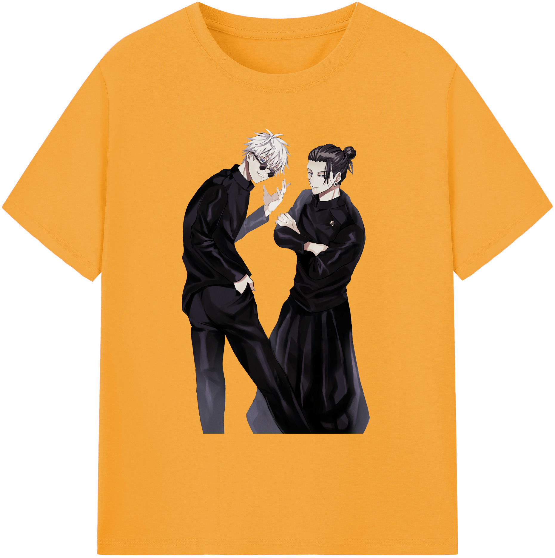 （画像用） 呪術廻戦 Jujutsu Kaisen 綿100％ メンズ半袖Tシャツ｜肌触りやわらか＆通気性