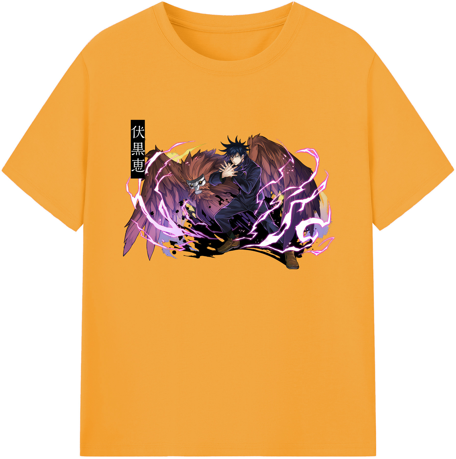 （画像用） 呪術廻戦 Jujutsu Kaisen 綿100％ メンズ半袖Tシャツ｜肌触りやわらか＆通気性