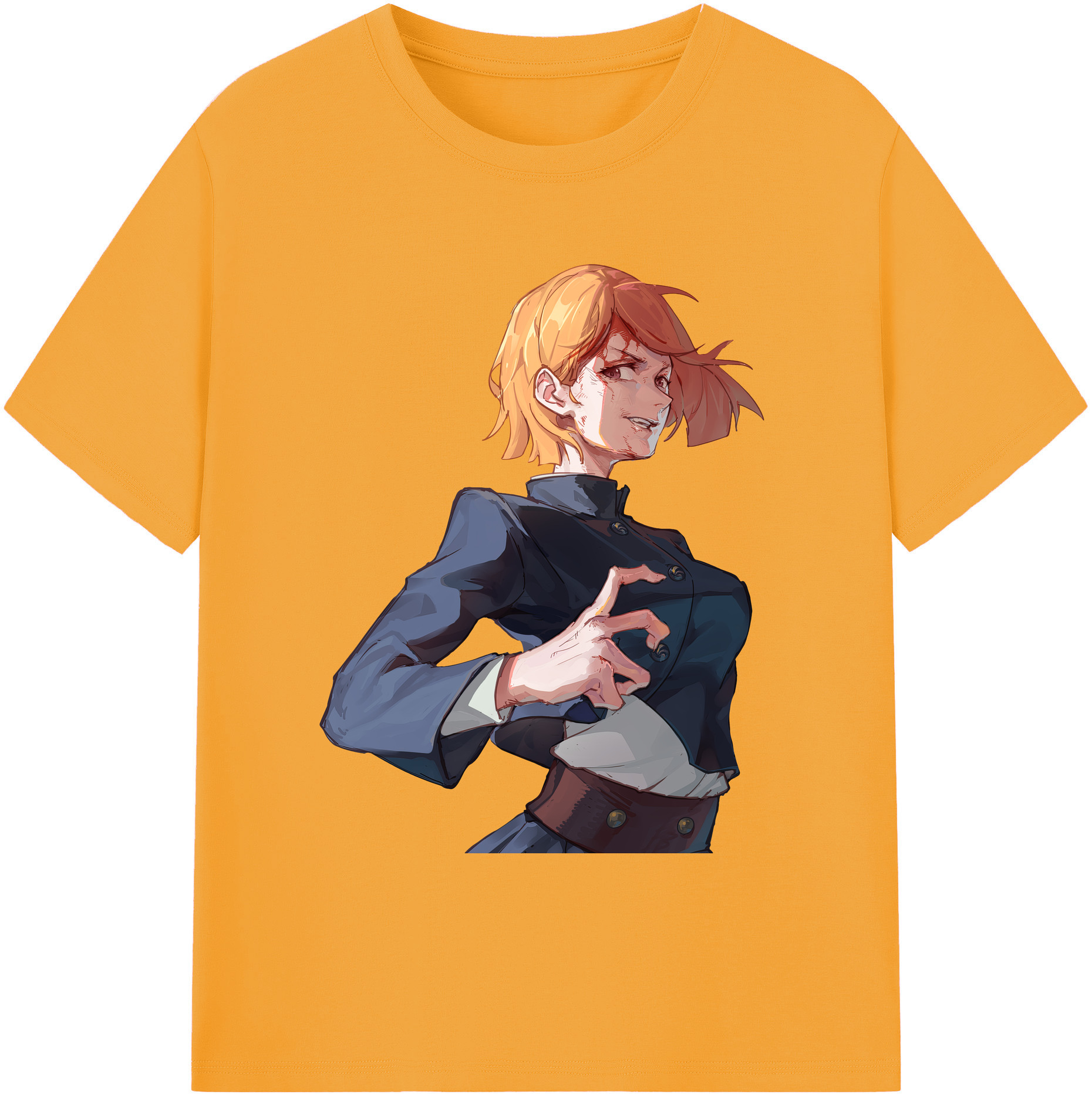 （画像用） 呪術廻戦 Jujutsu Kaisen 綿100％ メンズ半袖Tシャツ｜肌触りやわらか＆通気性