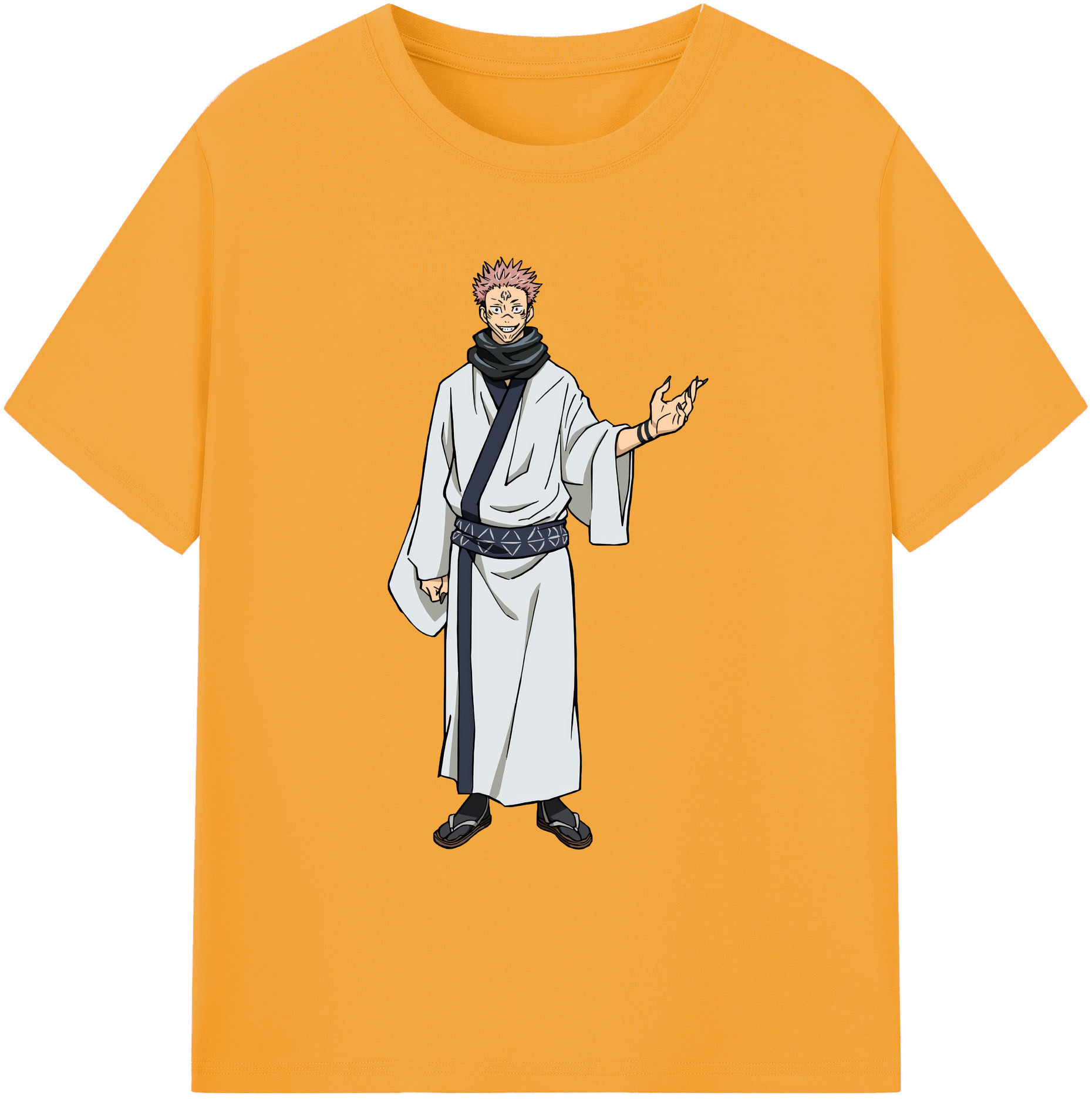 （画像用） 呪術廻戦 Jujutsu Kaisen 綿100％ メンズ半袖Tシャツ｜肌触りやわらか＆通気性