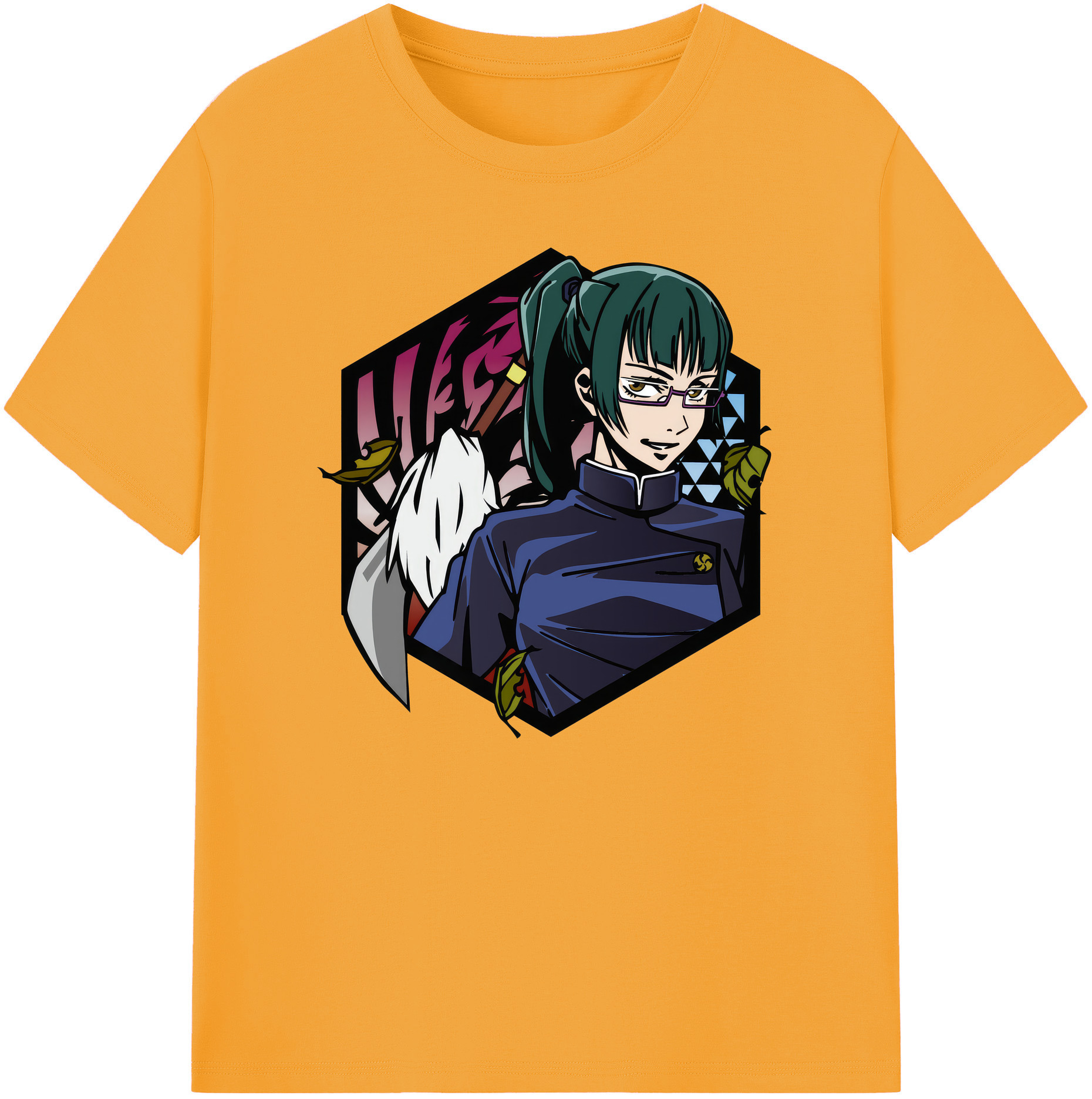 （画像用） 呪術廻戦 Jujutsu Kaisen 綿100％ メンズ半袖Tシャツ｜肌触りやわらか＆通気性