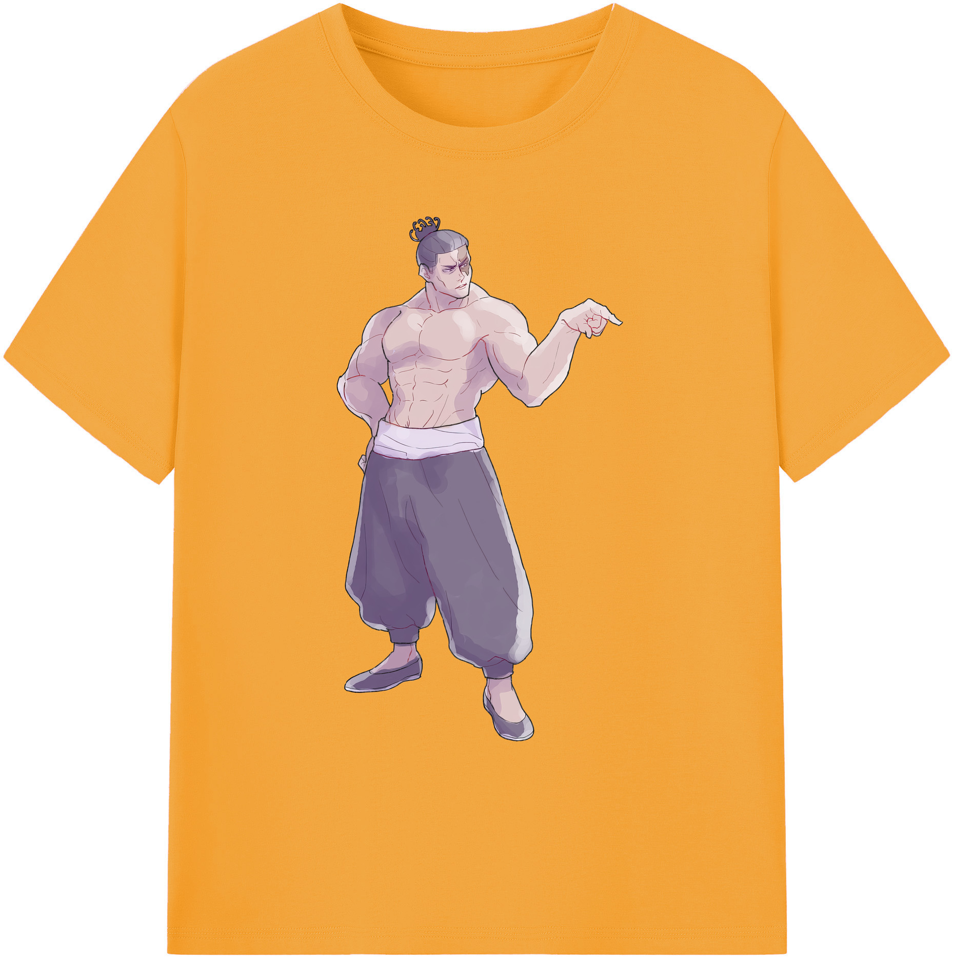 （画像用） 呪術廻戦 Jujutsu Kaisen 綿100％ メンズ半袖Tシャツ｜肌触りやわらか＆通気性