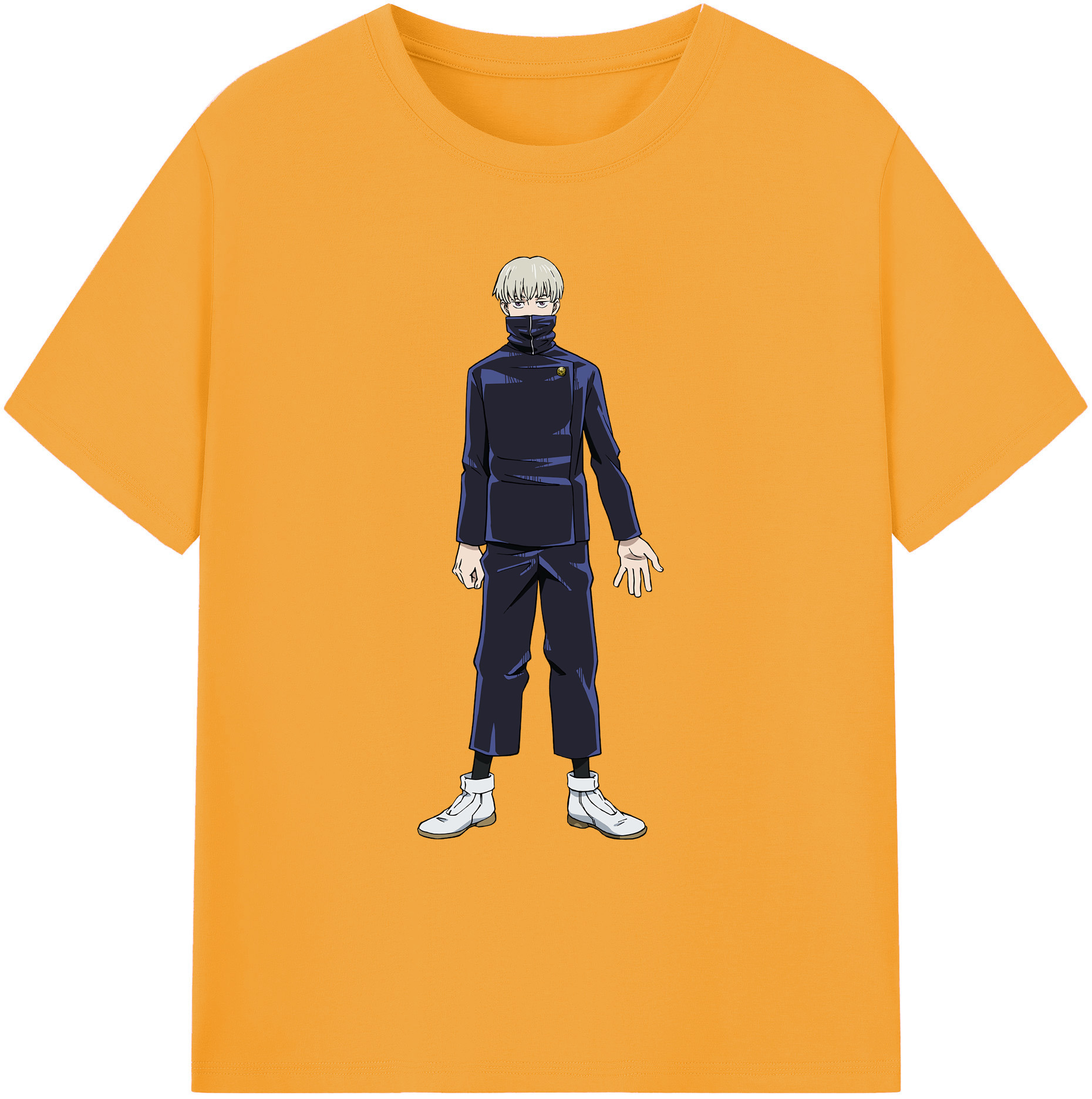 （画像用） 呪術廻戦 Jujutsu Kaisen 綿100％ メンズ半袖Tシャツ｜肌触りやわらか＆通気性