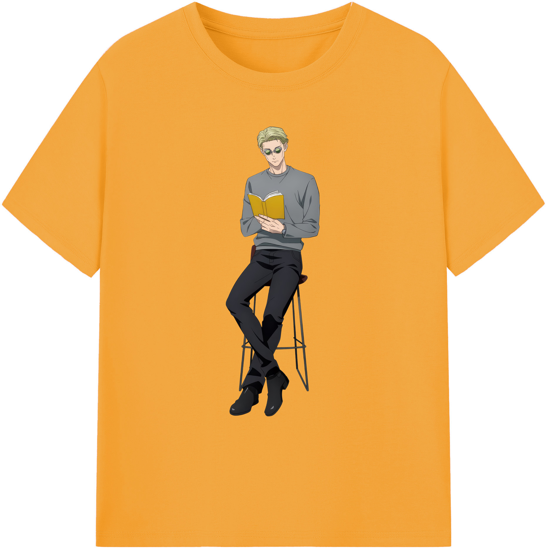 （画像用） 呪術廻戦 Jujutsu Kaisen 綿100％ メンズ半袖Tシャツ｜肌触りやわらか＆通気性
