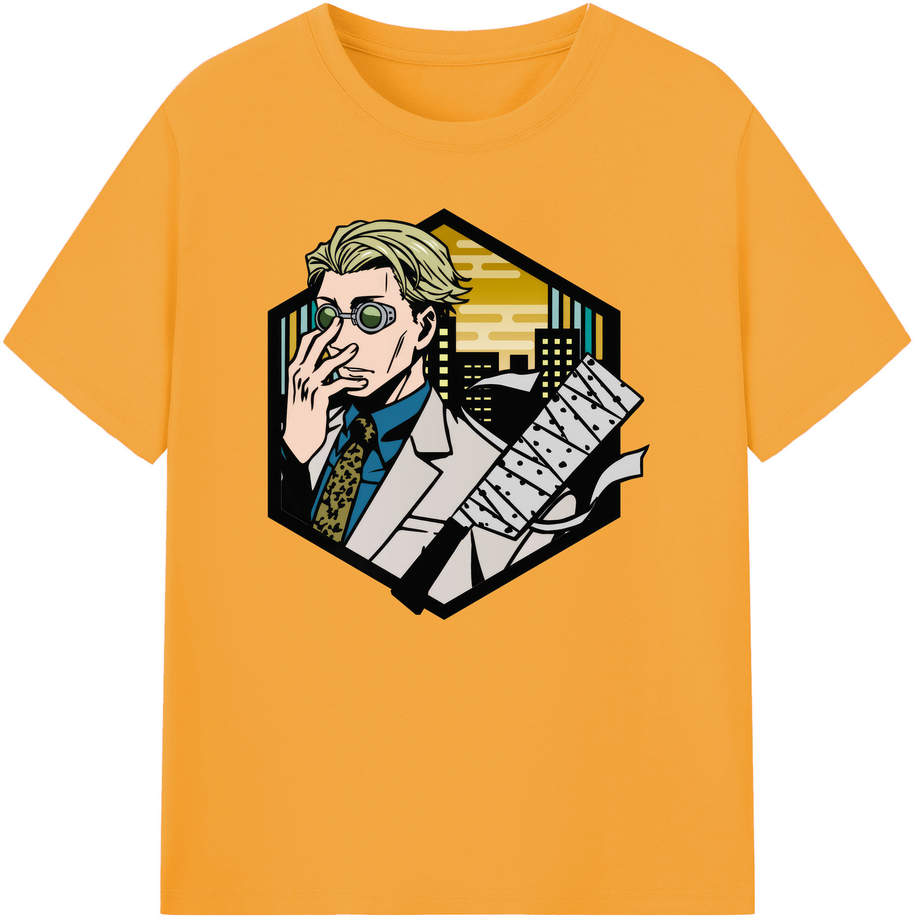 （画像用） 呪術廻戦 Jujutsu Kaisen 綿100％ メンズ半袖Tシャツ｜肌触りやわらか＆通気性