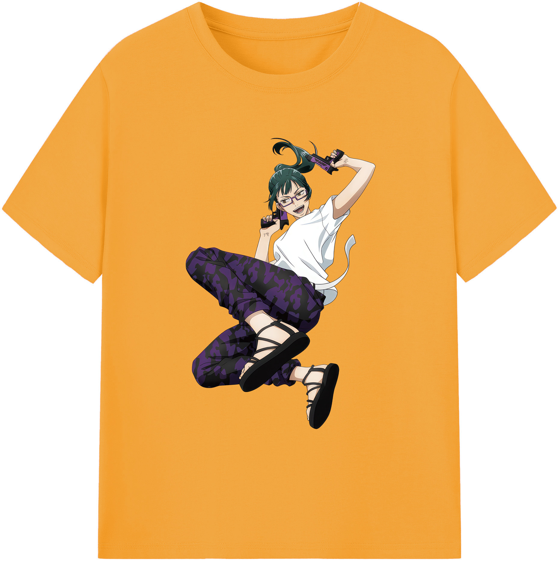 （画像用） 呪術廻戦 Jujutsu Kaisen 綿100％ メンズ半袖Tシャツ｜肌触りやわらか＆通気性