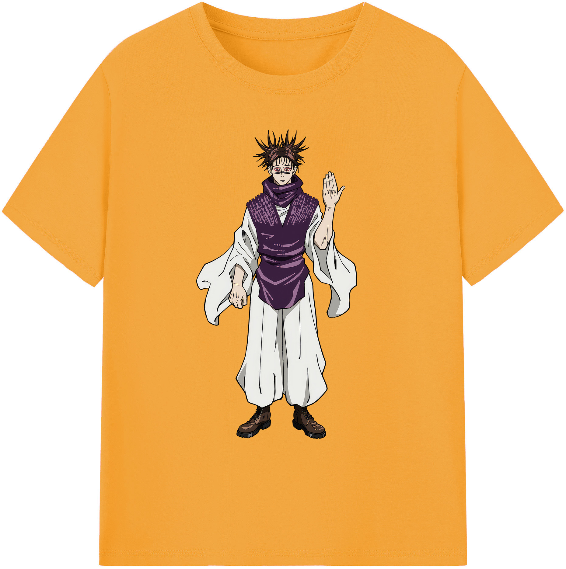 （画像用） 呪術廻戦 Jujutsu Kaisen 綿100％ メンズ半袖Tシャツ｜肌触りやわらか＆通気性