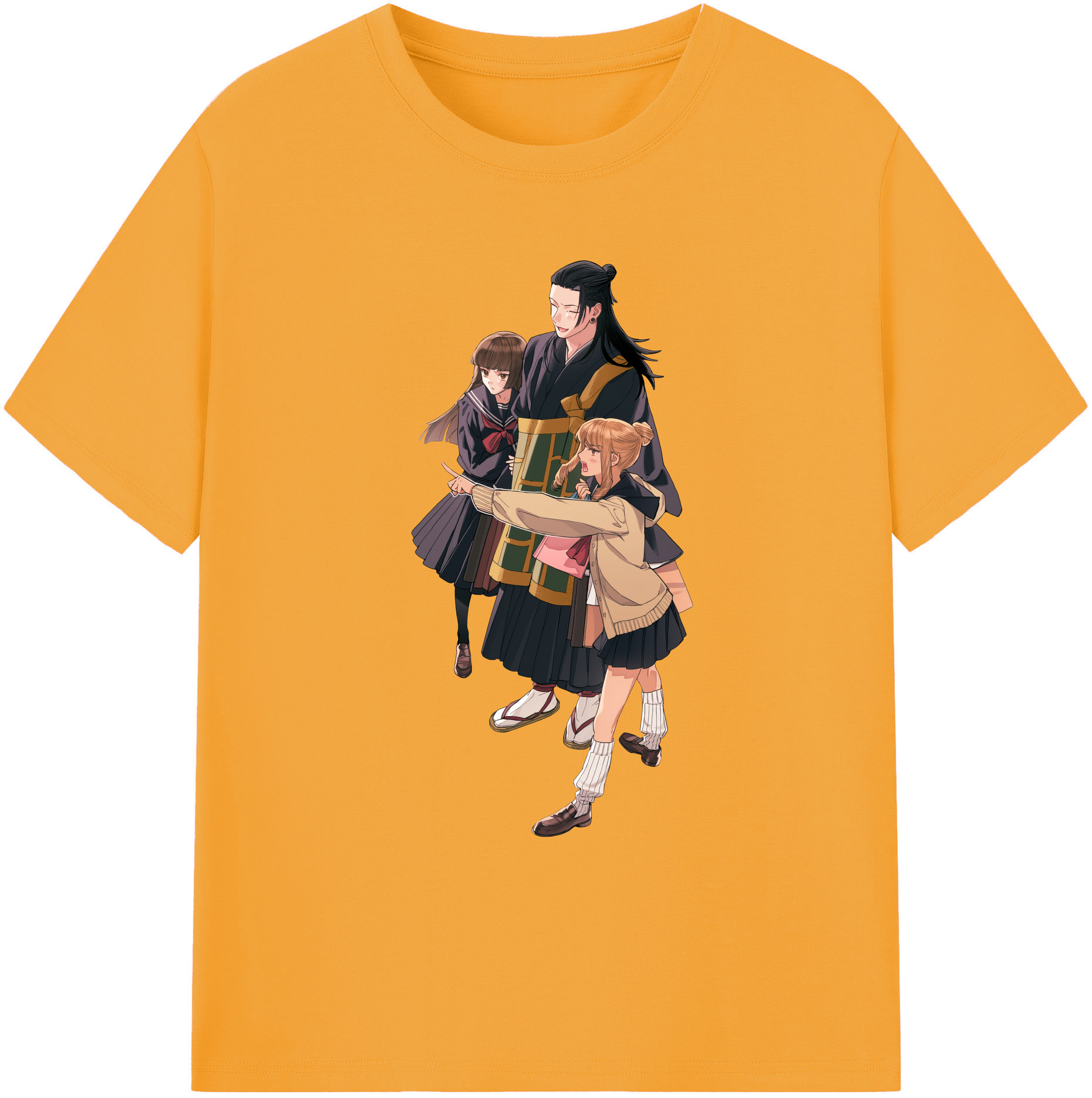 （画像用） 呪術廻戦 Jujutsu Kaisen 綿100％ メンズ半袖Tシャツ｜肌触りやわらか＆通気性