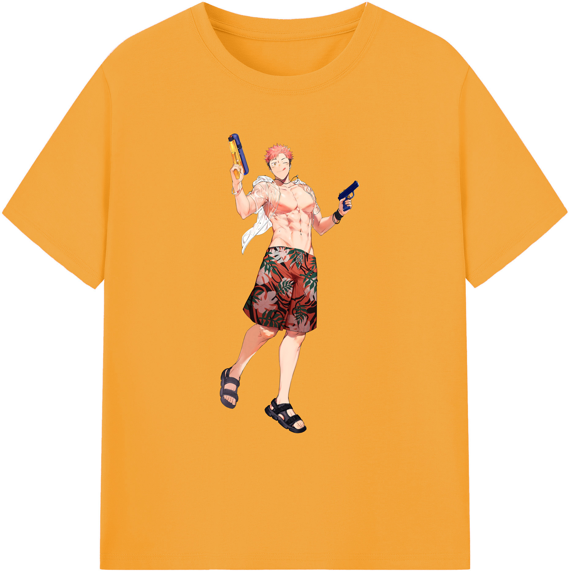 （画像用） 呪術廻戦 Jujutsu Kaisen 綿100％ メンズ半袖Tシャツ｜肌触りやわらか＆通気性