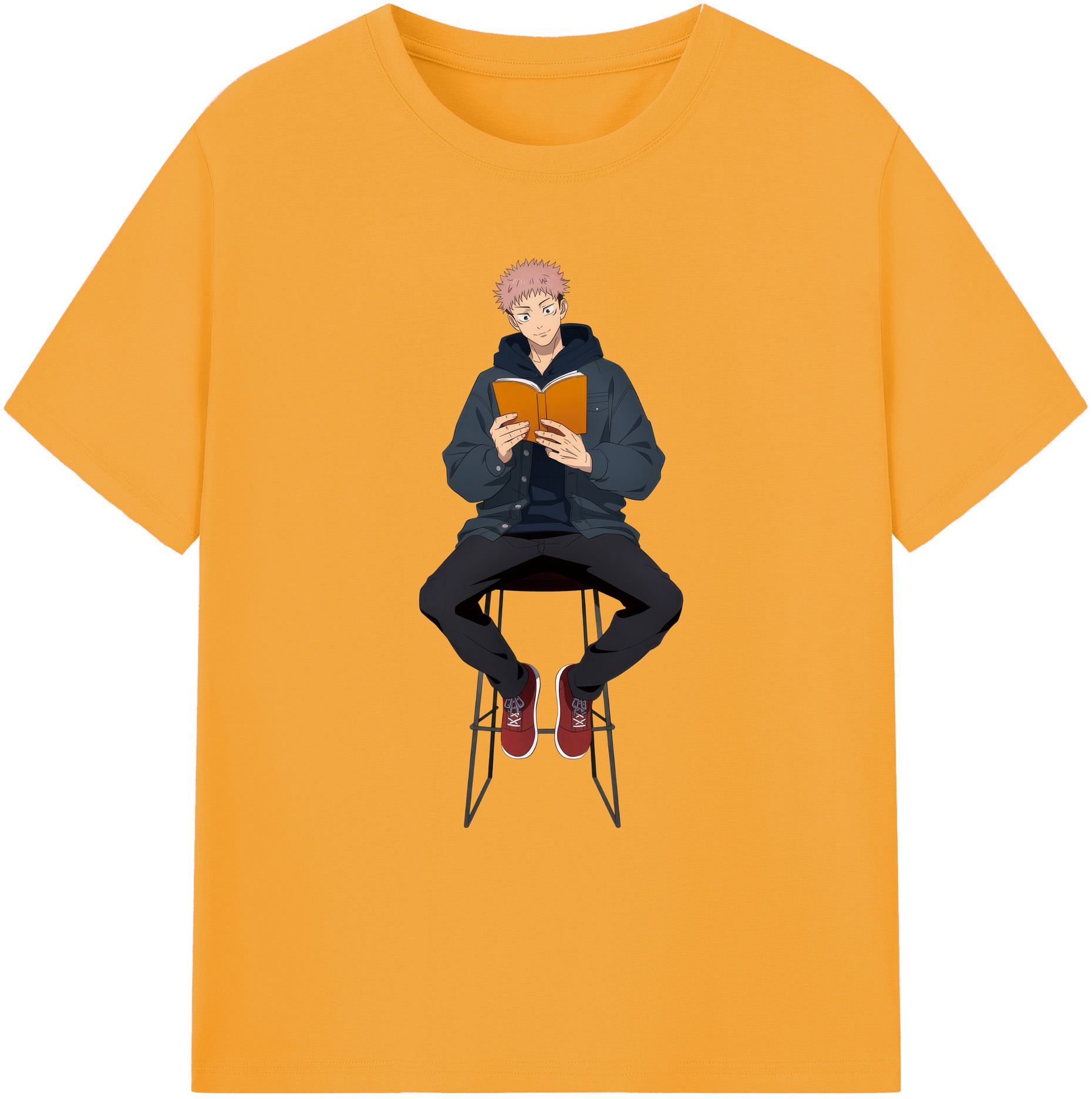 （画像用） 呪術廻戦 Jujutsu Kaisen 綿100％ メンズ半袖Tシャツ｜肌触りやわらか＆通気性
