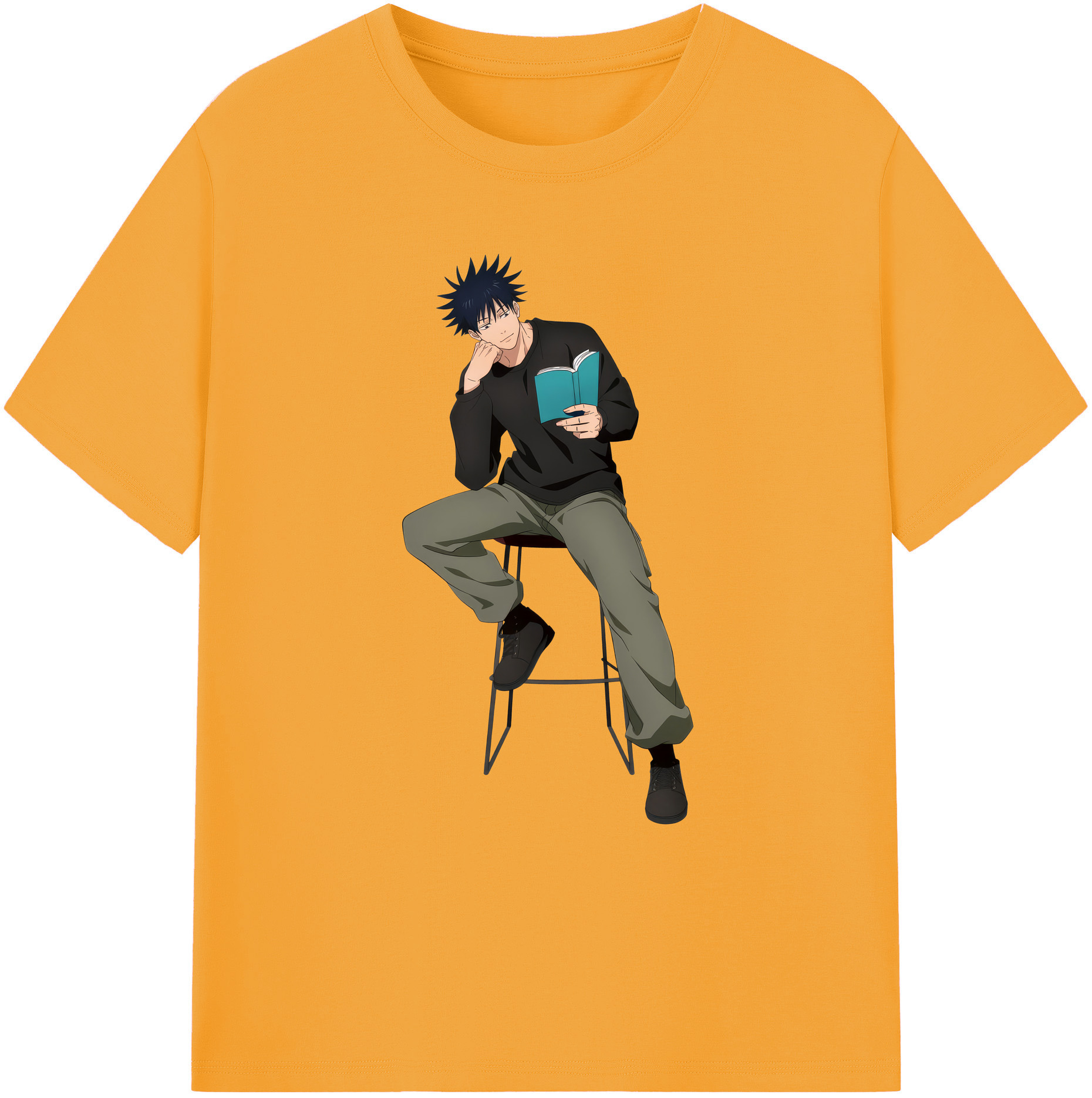（画像用） 呪術廻戦 Jujutsu Kaisen 綿100％ メンズ半袖Tシャツ｜肌触りやわらか＆通気性