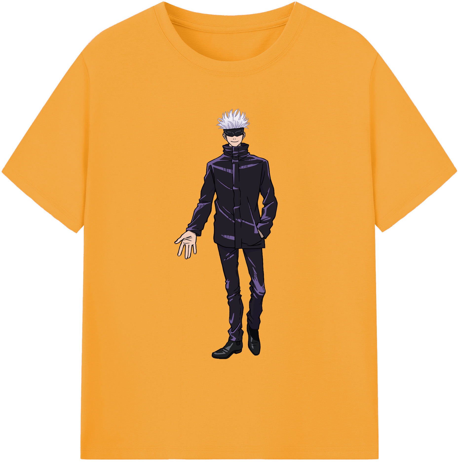 （画像用） 呪術廻戦 Jujutsu Kaisen 綿100％ メンズ半袖Tシャツ｜肌触りやわらか＆通気性