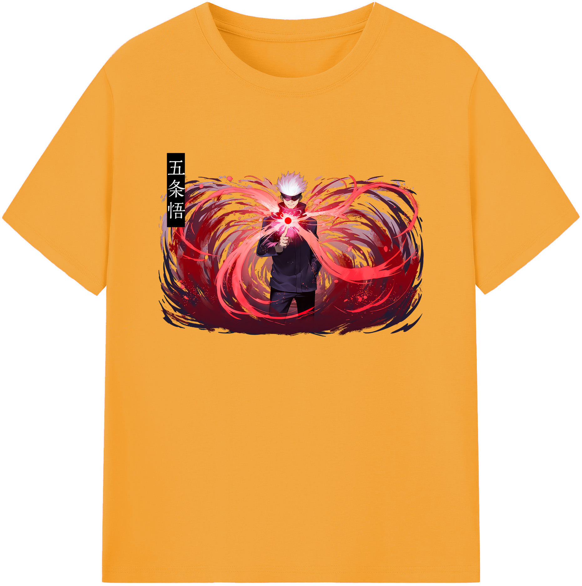 （画像用） 呪術廻戦 Jujutsu Kaisen 綿100％ メンズ半袖Tシャツ｜肌触りやわらか＆通気性