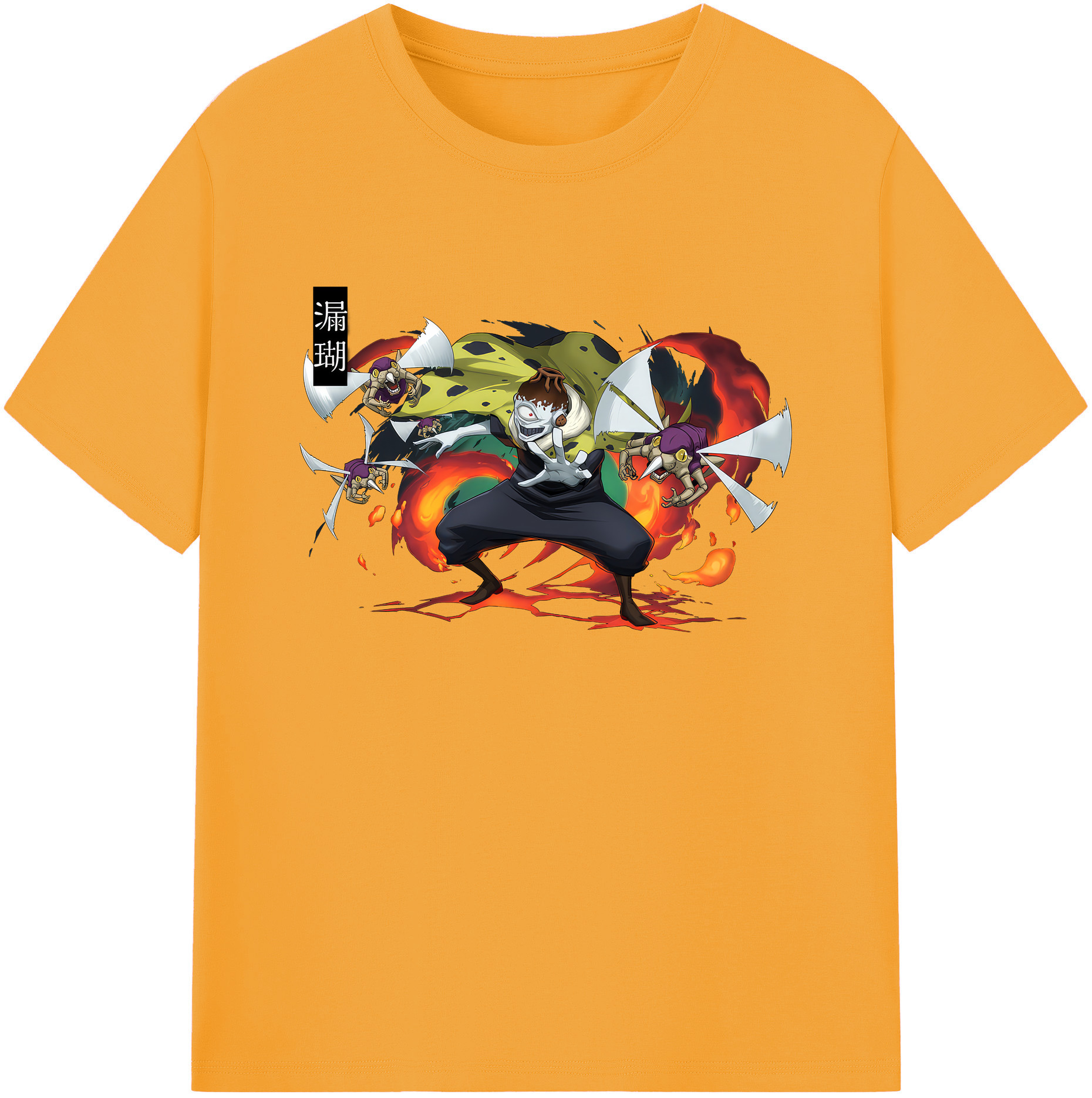 （画像用） 呪術廻戦 Jujutsu Kaisen 綿100％ メンズ半袖Tシャツ｜肌触りやわらか＆通気性