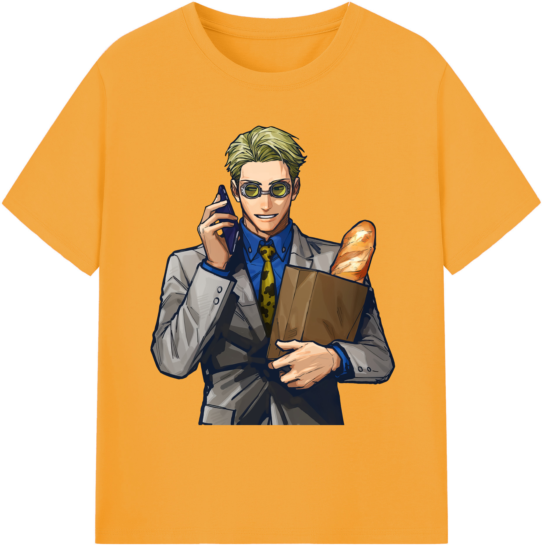 （画像用） 呪術廻戦 Jujutsu Kaisen 綿100％ メンズ半袖Tシャツ｜肌触りやわらか＆通気性
