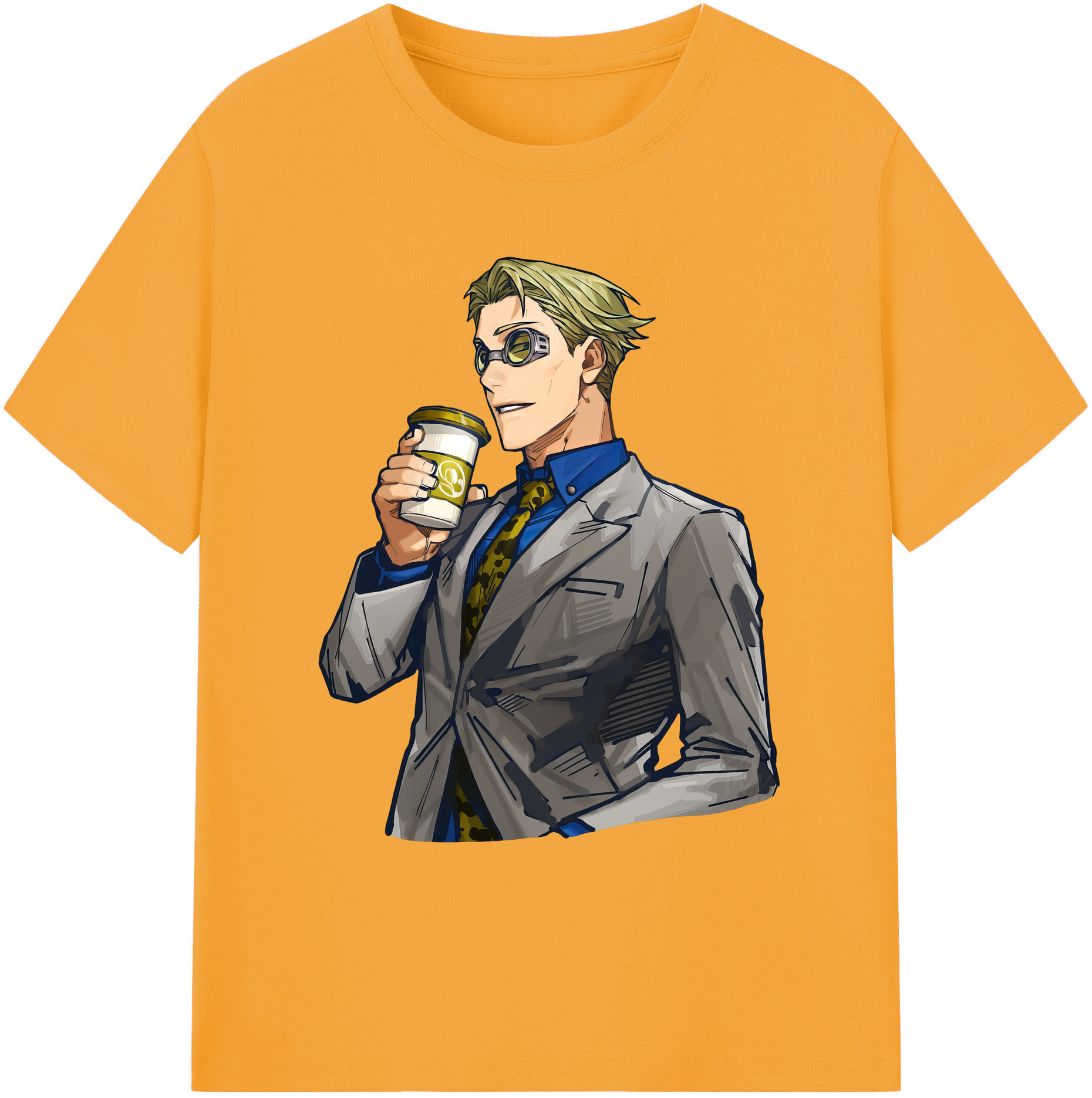 （画像用） 呪術廻戦 Jujutsu Kaisen 綿100％ メンズ半袖Tシャツ｜肌触りやわらか＆通気性