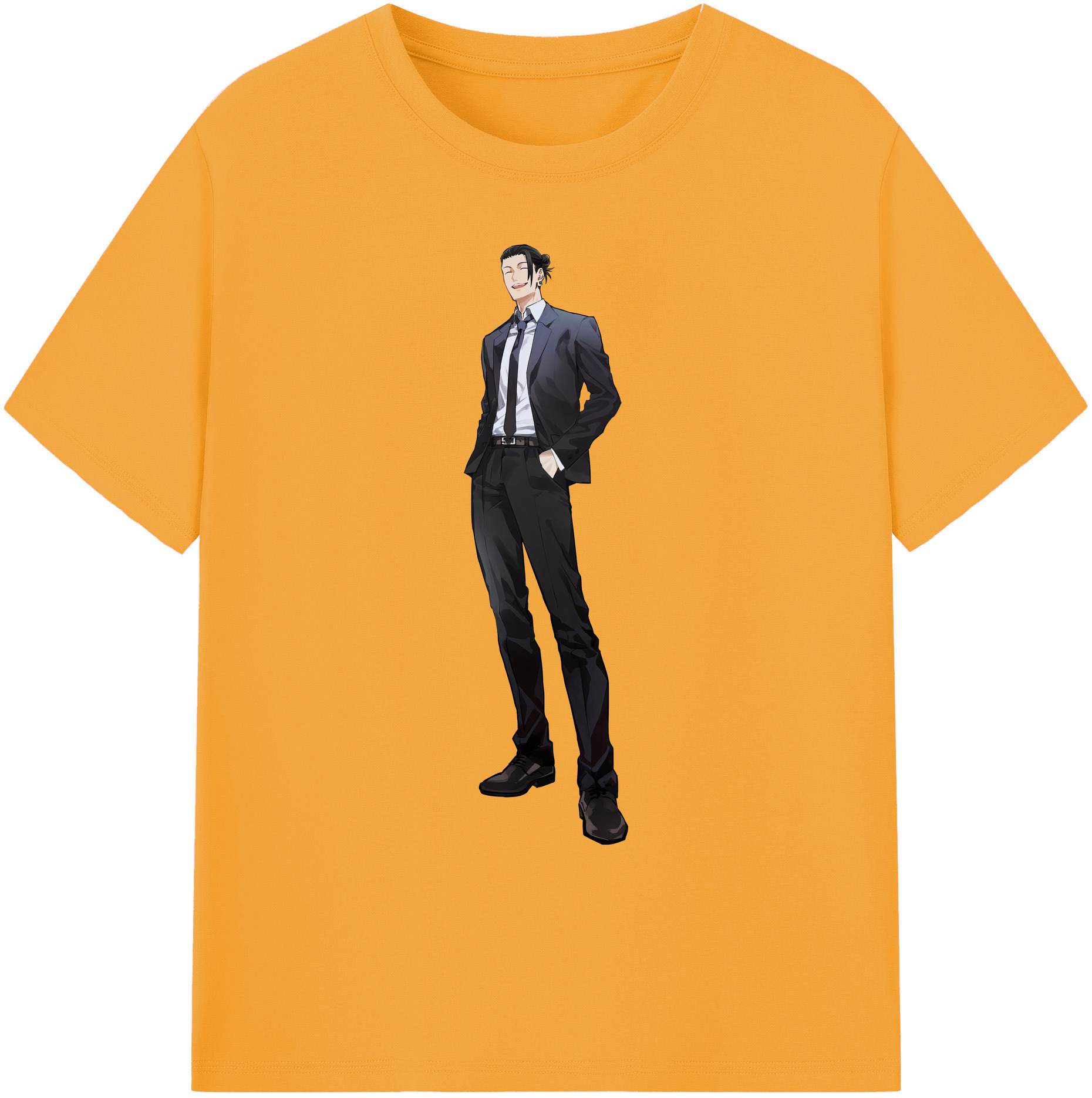 （画像用） 呪術廻戦 Jujutsu Kaisen 綿100％ メンズ半袖Tシャツ｜肌触りやわらか＆通気性