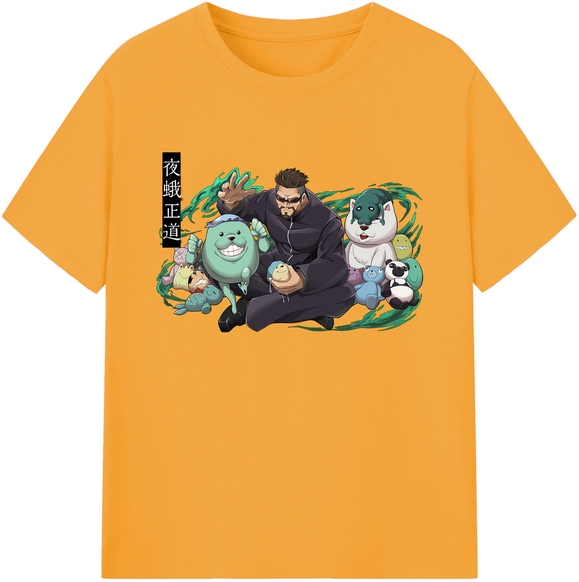 （画像用） 呪術廻戦 Jujutsu Kaisen 綿100％ メンズ半袖Tシャツ｜肌触りやわらか＆通気性