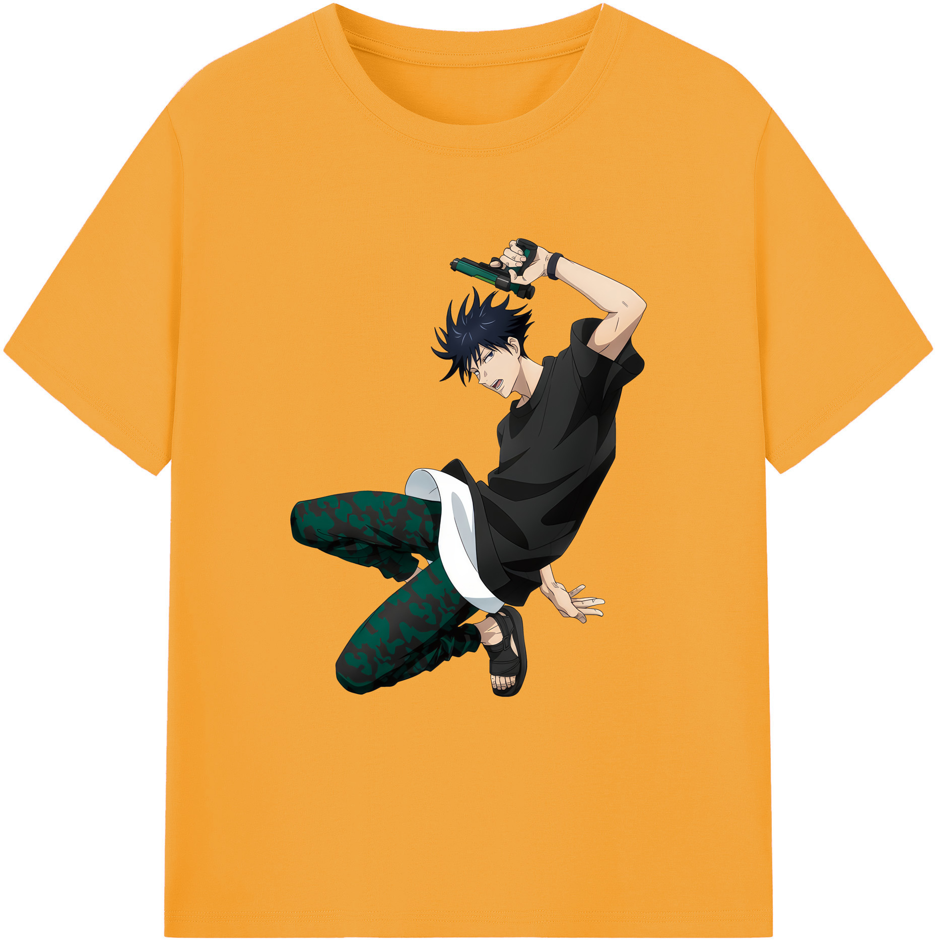 （画像用） 呪術廻戦 Jujutsu Kaisen 綿100％ メンズ半袖Tシャツ｜肌触りやわらか＆通気性