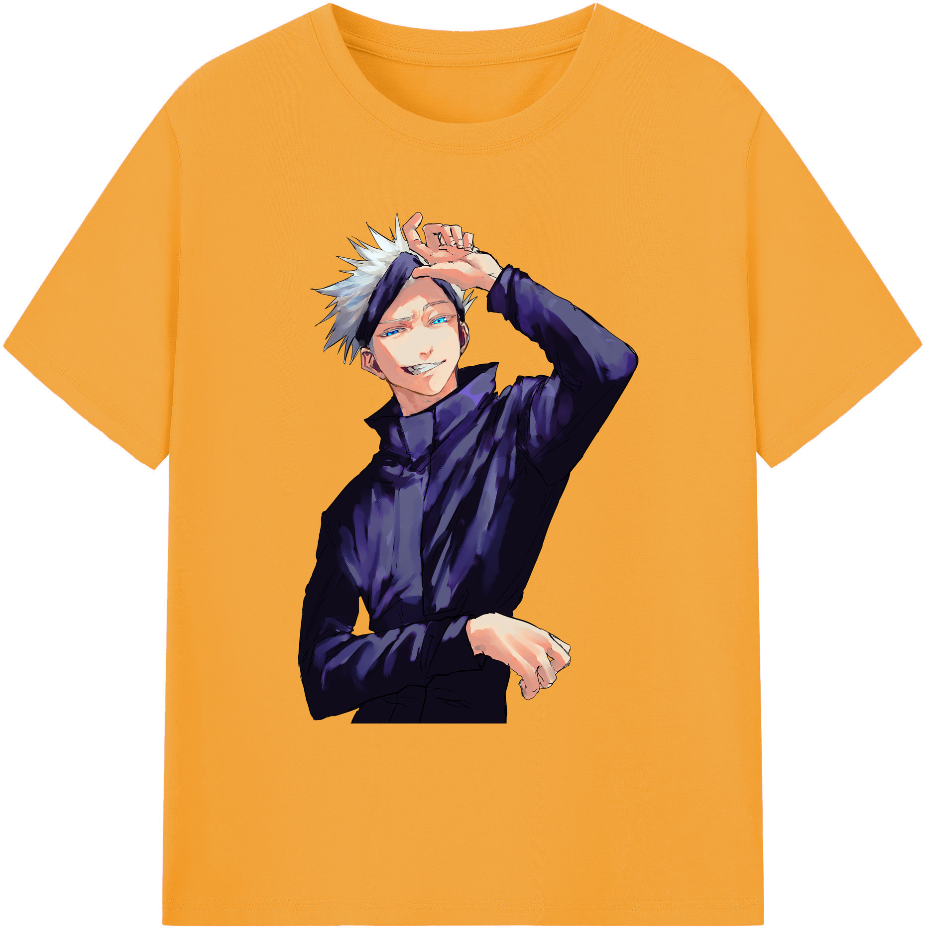 （画像用） 呪術廻戦 Jujutsu Kaisen 綿100％ メンズ半袖Tシャツ｜肌触りやわらか＆通気性