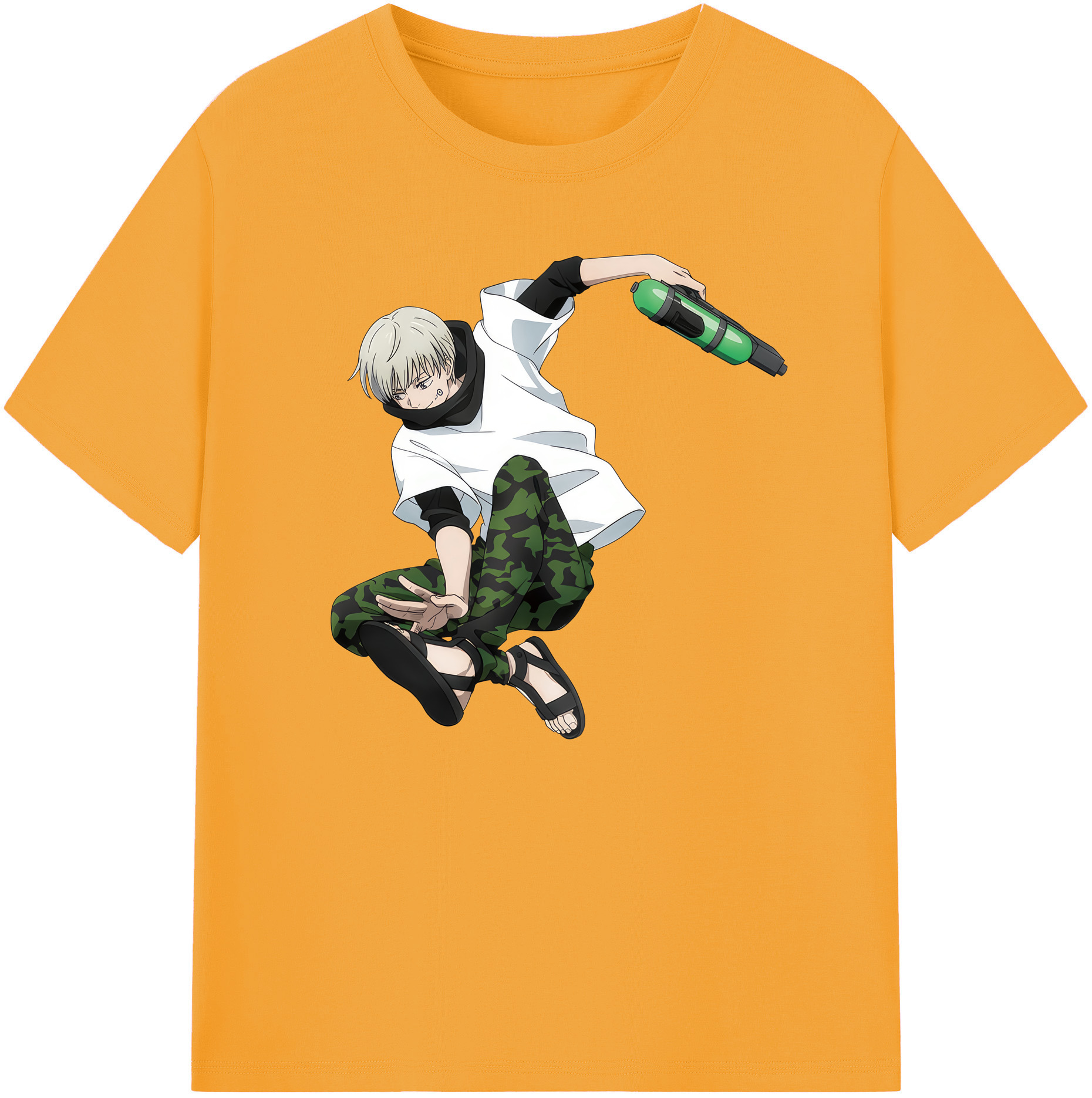 （画像用） 呪術廻戦 Jujutsu Kaisen 綿100％ メンズ半袖Tシャツ｜肌触りやわらか＆通気性