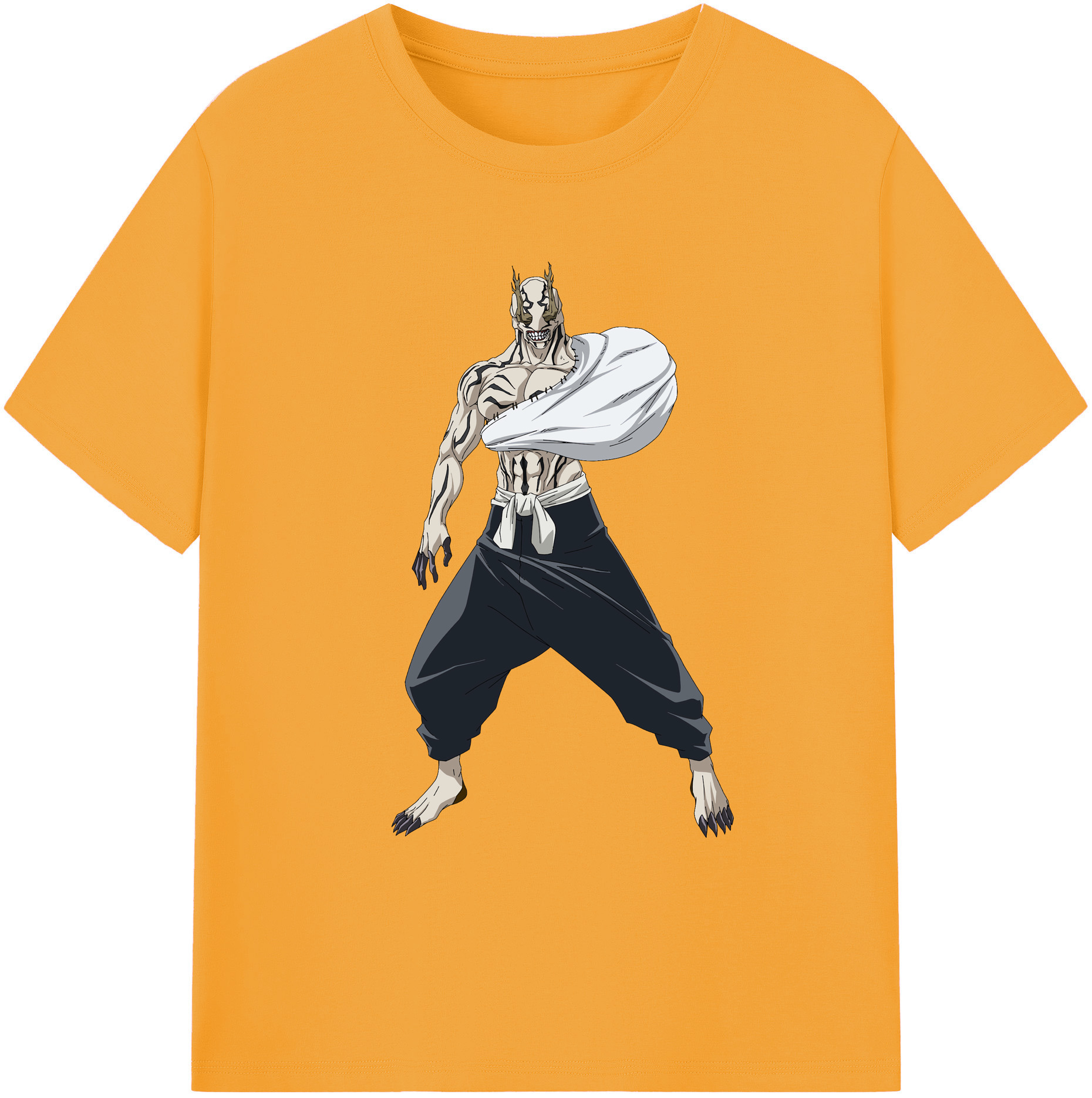 （画像用） 呪術廻戦 Jujutsu Kaisen 綿100％ メンズ半袖Tシャツ｜肌触りやわらか＆通気性