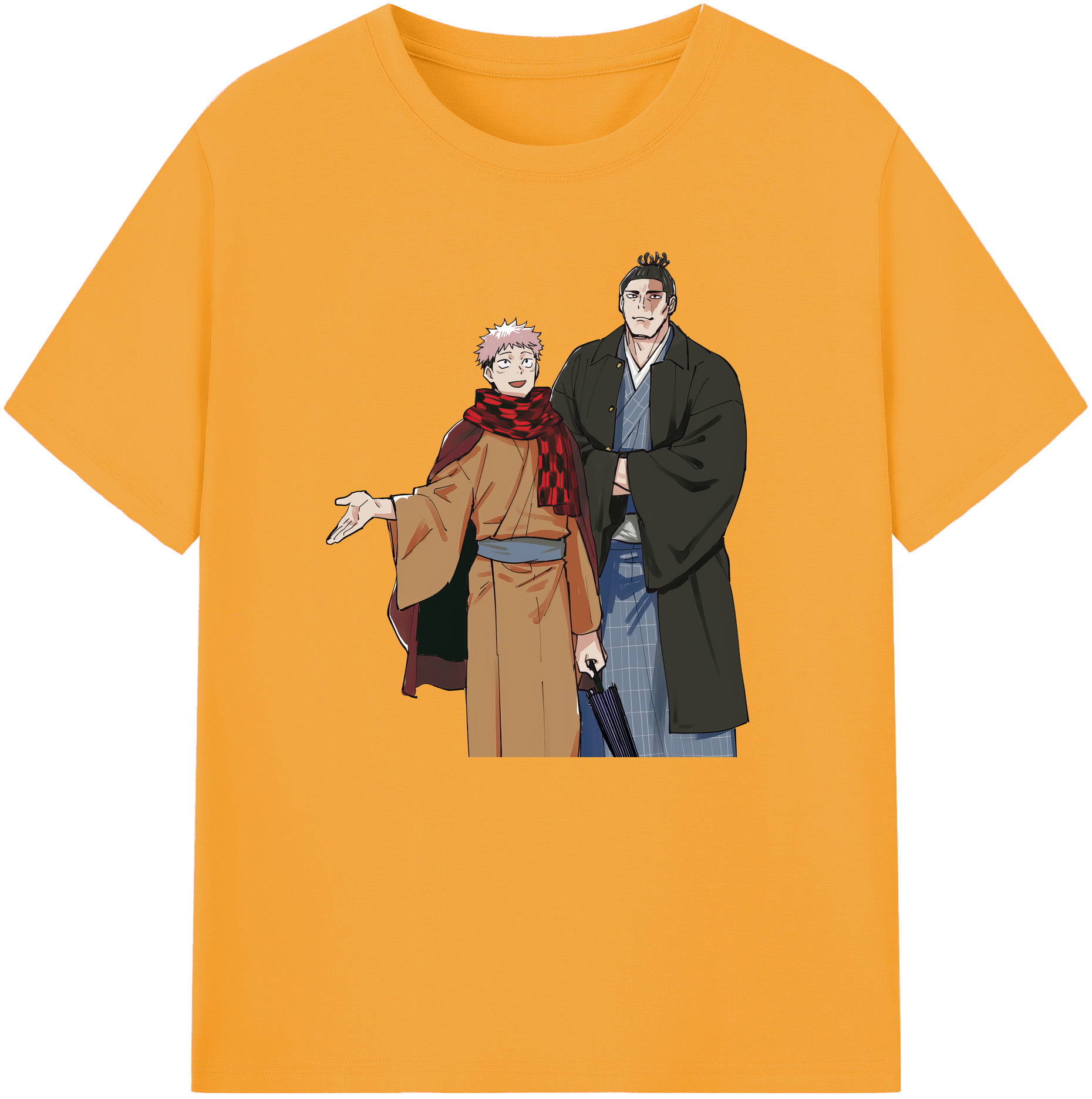 （画像用） 呪術廻戦 Jujutsu Kaisen 綿100％ メンズ半袖Tシャツ｜肌触りやわらか＆通気性