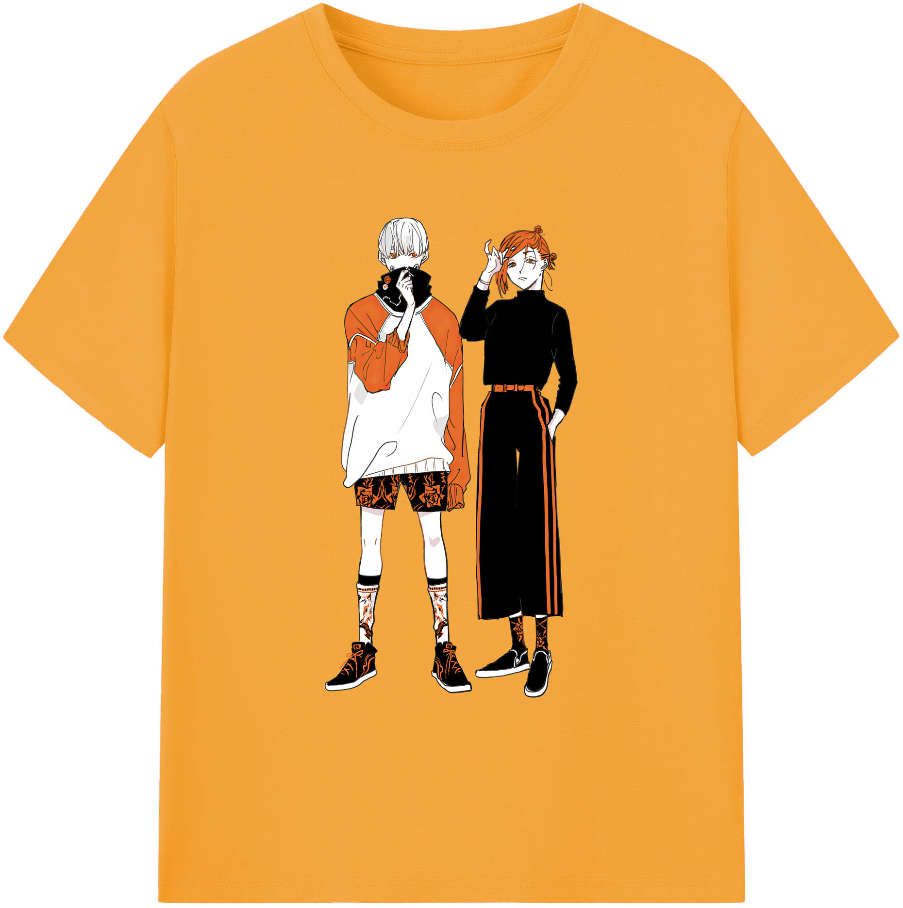 （画像用） 呪術廻戦 Jujutsu Kaisen 綿100％ メンズ半袖Tシャツ｜肌触りやわらか＆通気性