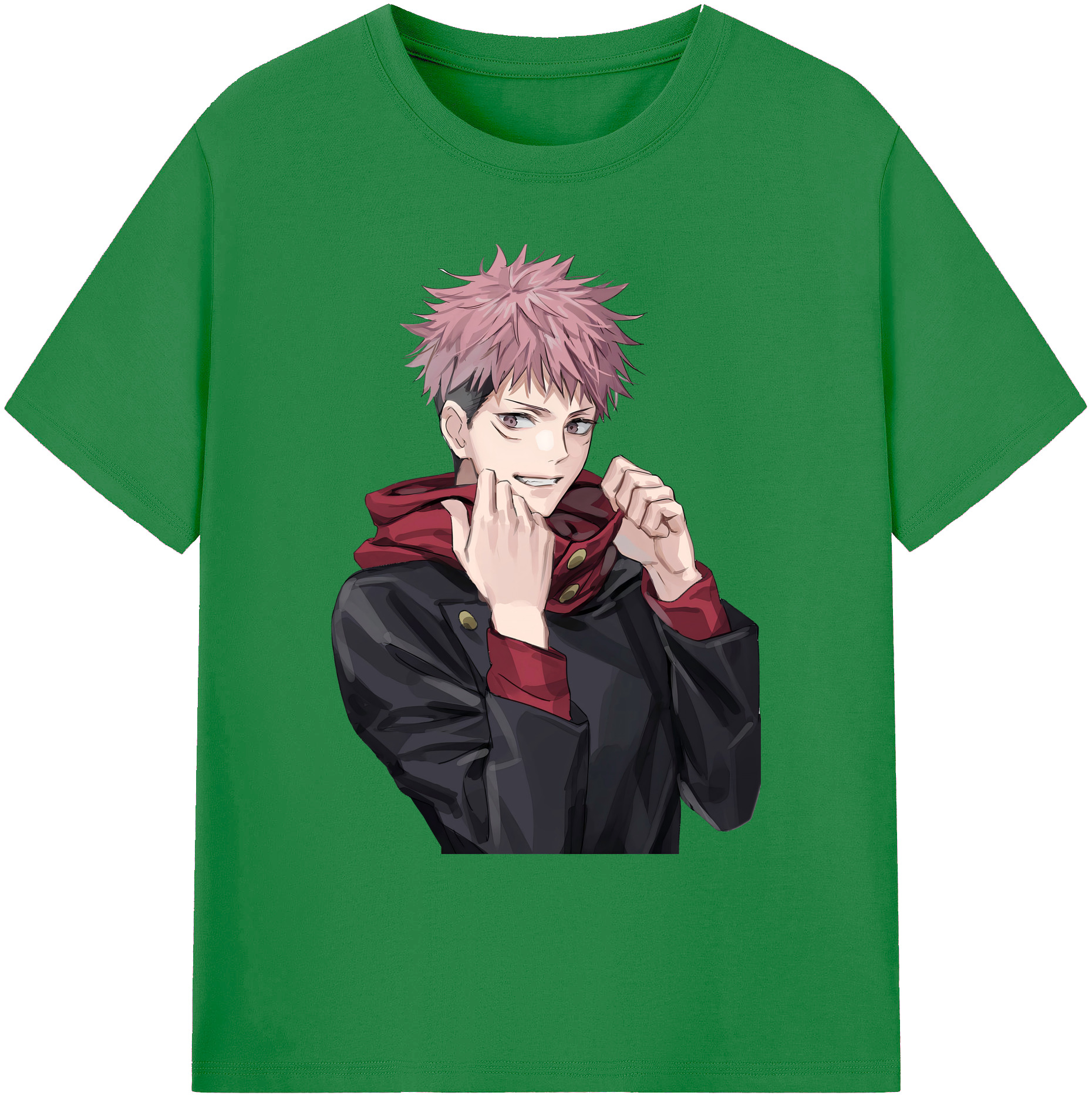 （画像用） 呪術廻戦 Jujutsu Kaisen 綿100％ メンズ半袖Tシャツ｜肌触りやわらか＆通気性