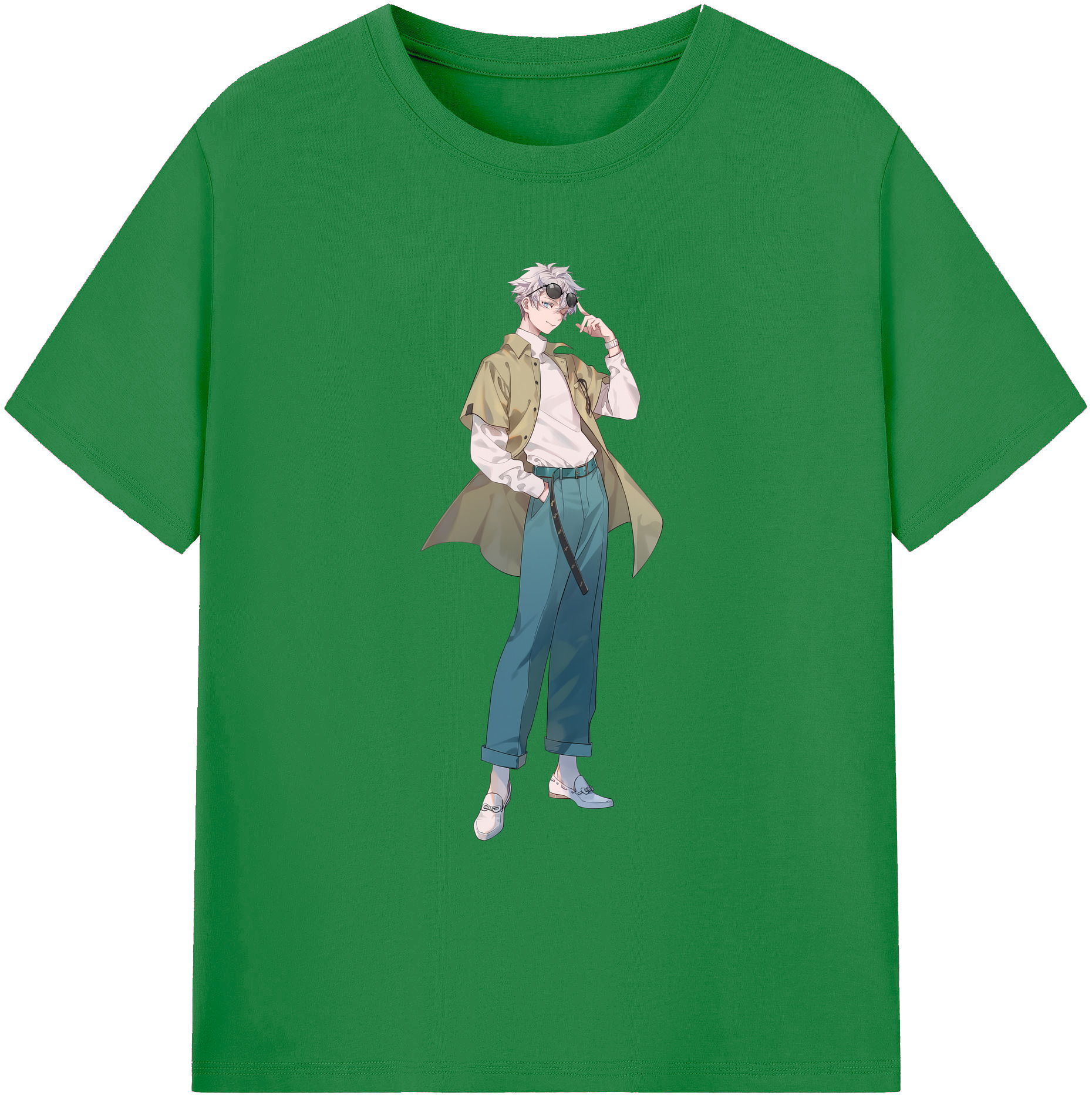 （画像用） 呪術廻戦 Jujutsu Kaisen 綿100％ メンズ半袖Tシャツ｜肌触りやわらか＆通気性