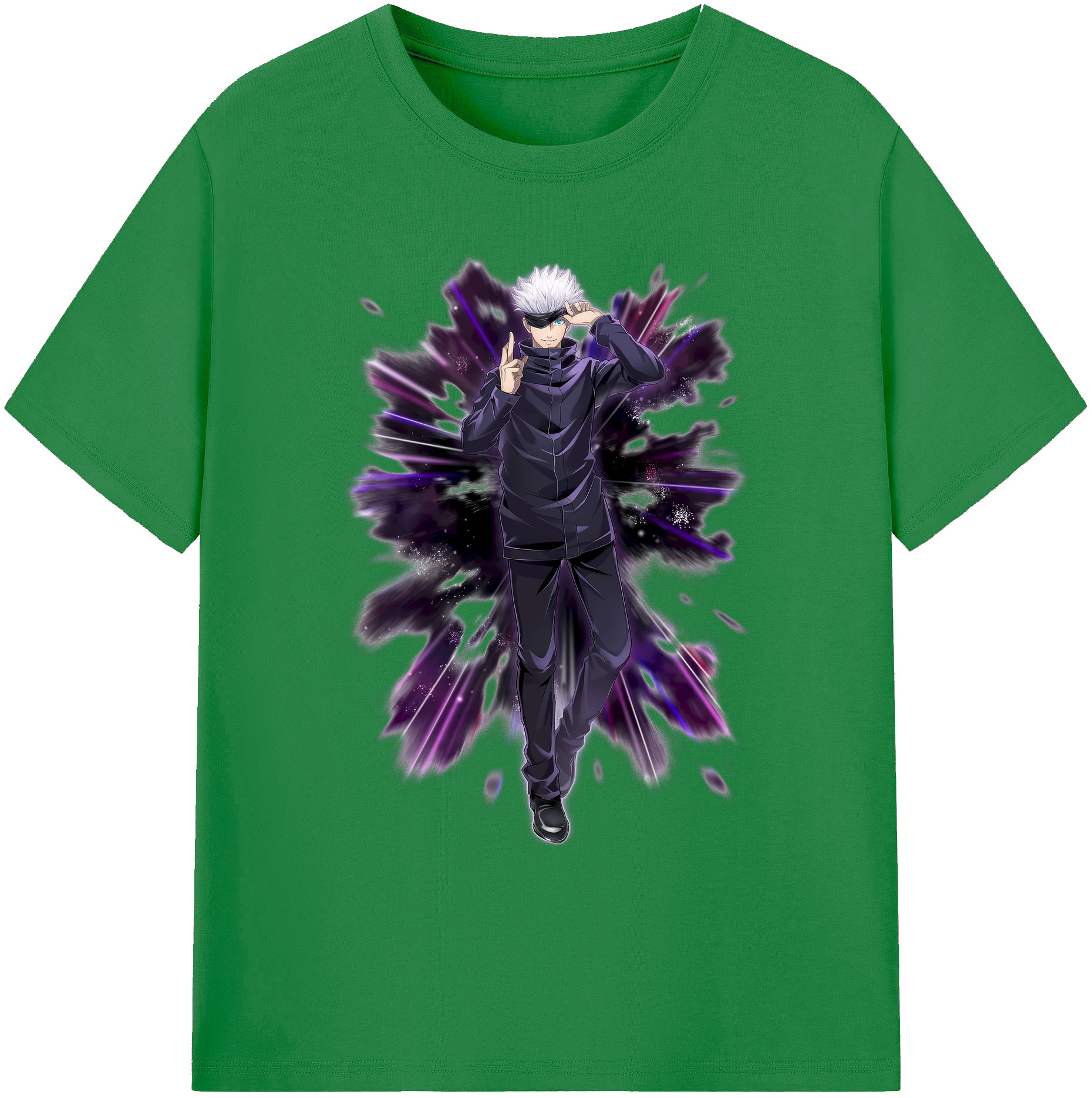 （画像用） 呪術廻戦 Jujutsu Kaisen 綿100％ メンズ半袖Tシャツ｜肌触りやわらか＆通気性