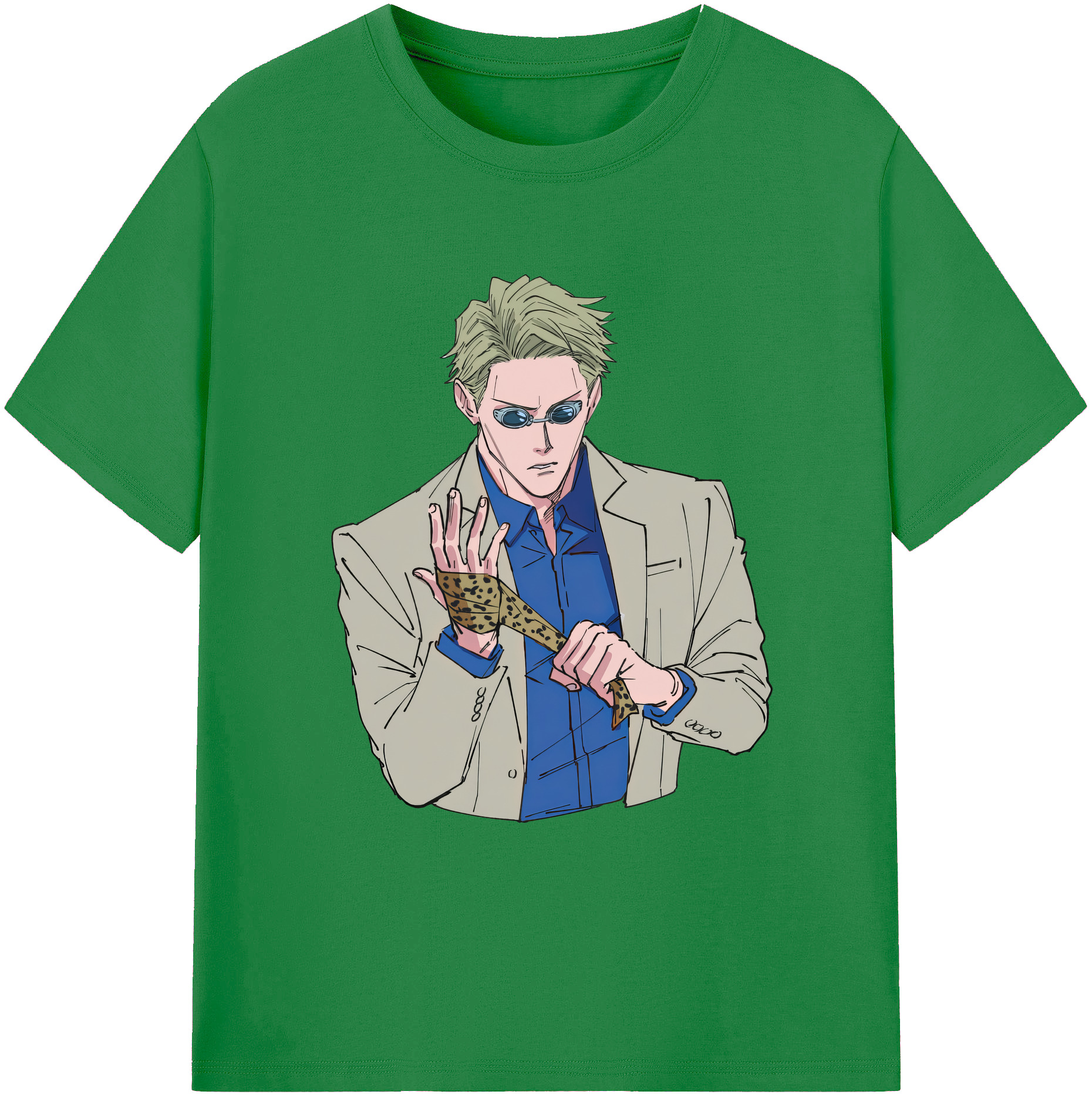 （画像用） 呪術廻戦 Jujutsu Kaisen 綿100％ メンズ半袖Tシャツ｜肌触りやわらか＆通気性