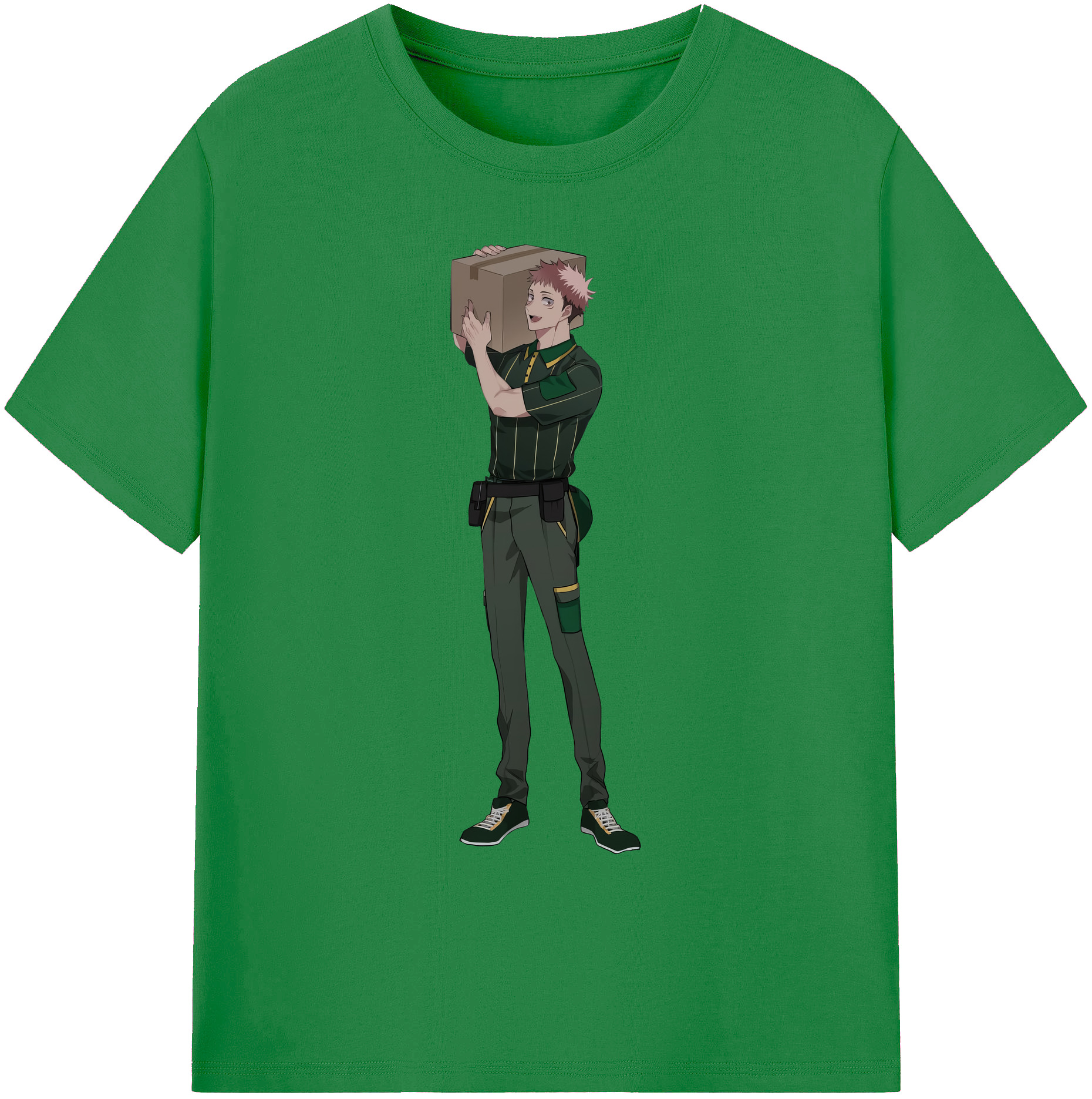 （画像用） 呪術廻戦 Jujutsu Kaisen 綿100％ メンズ半袖Tシャツ｜肌触りやわらか＆通気性