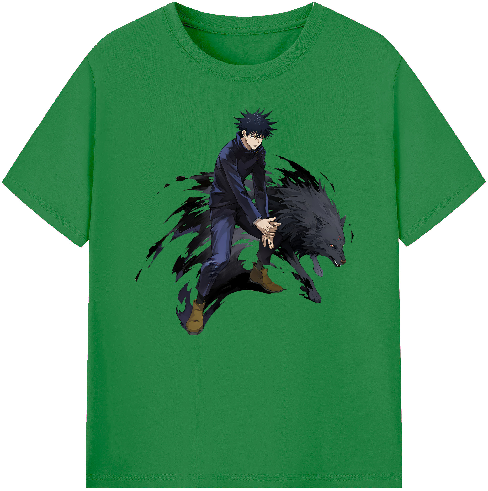 （画像用） 呪術廻戦 Jujutsu Kaisen 綿100％ メンズ半袖Tシャツ｜肌触りやわらか＆通気性