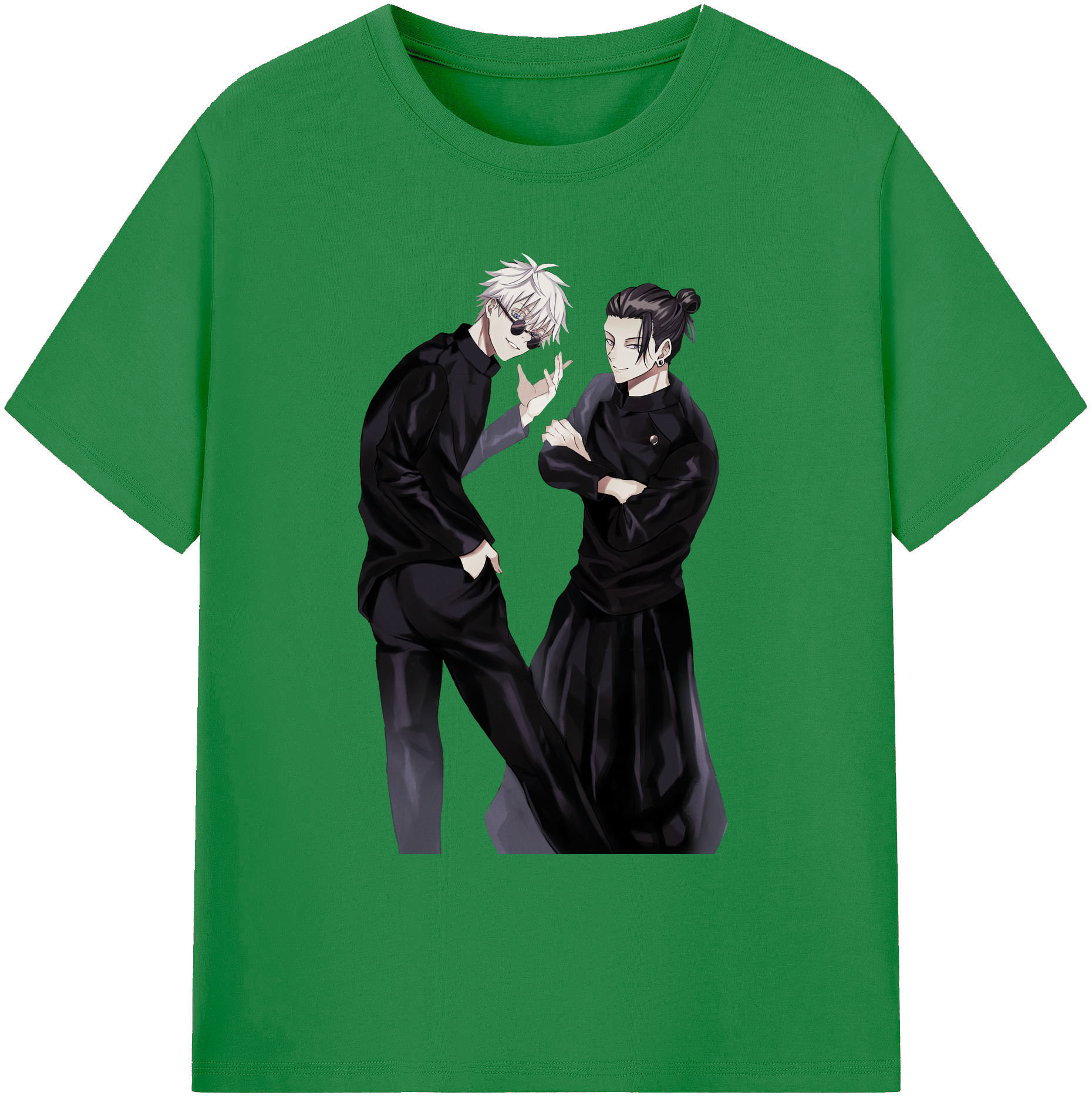 （画像用） 呪術廻戦 Jujutsu Kaisen 綿100％ メンズ半袖Tシャツ｜肌触りやわらか＆通気性