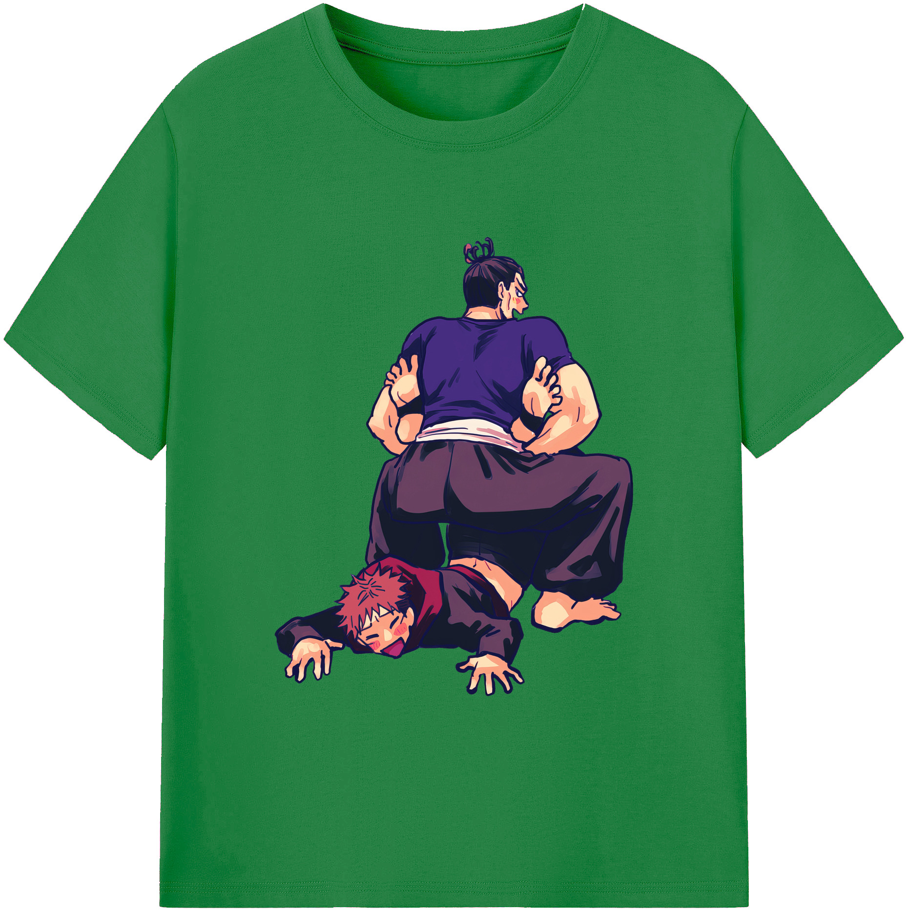（画像用） 呪術廻戦 Jujutsu Kaisen 綿100％ メンズ半袖Tシャツ｜肌触りやわらか＆通気性