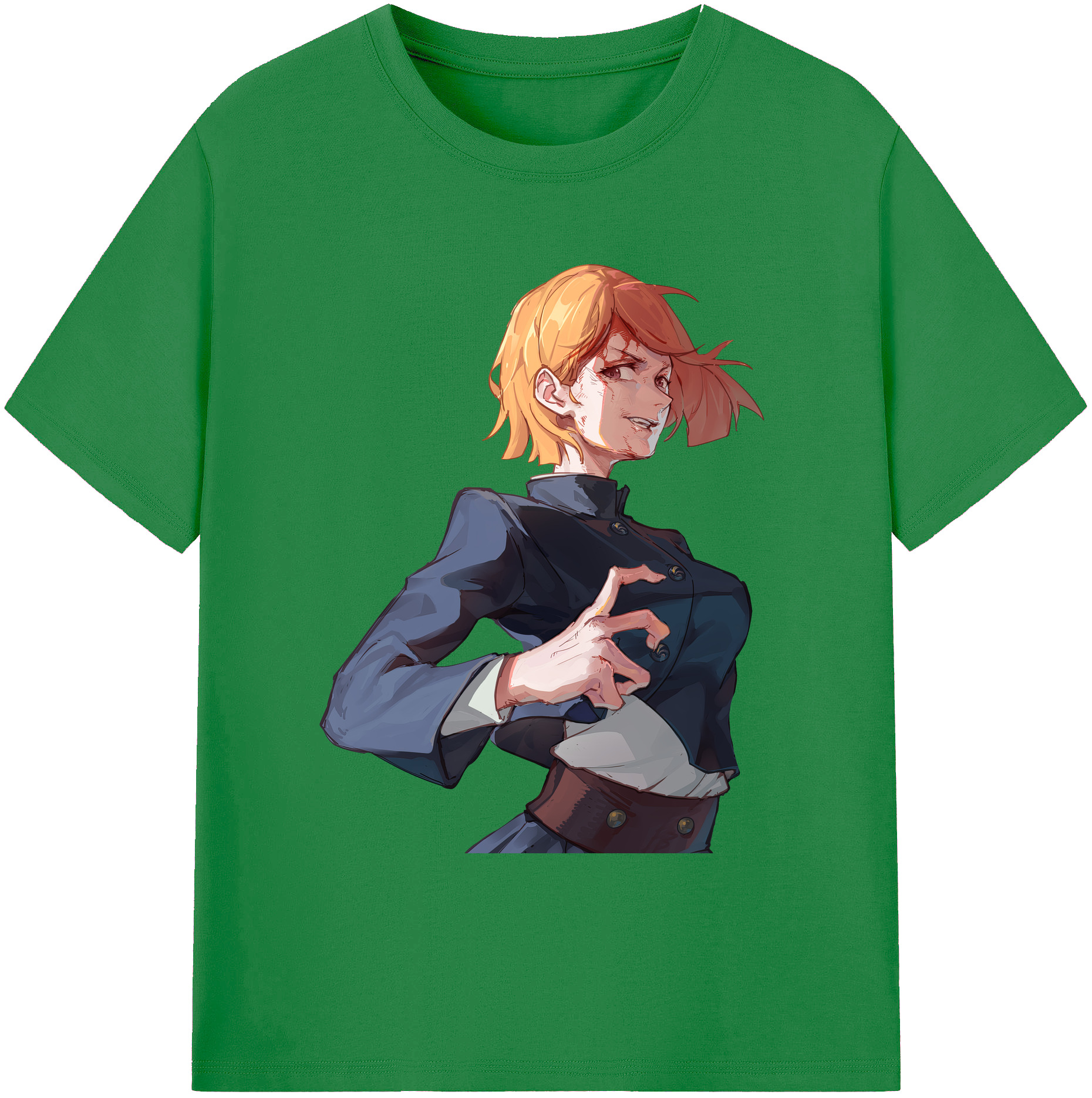 （画像用） 呪術廻戦 Jujutsu Kaisen 綿100％ メンズ半袖Tシャツ｜肌触りやわらか＆通気性